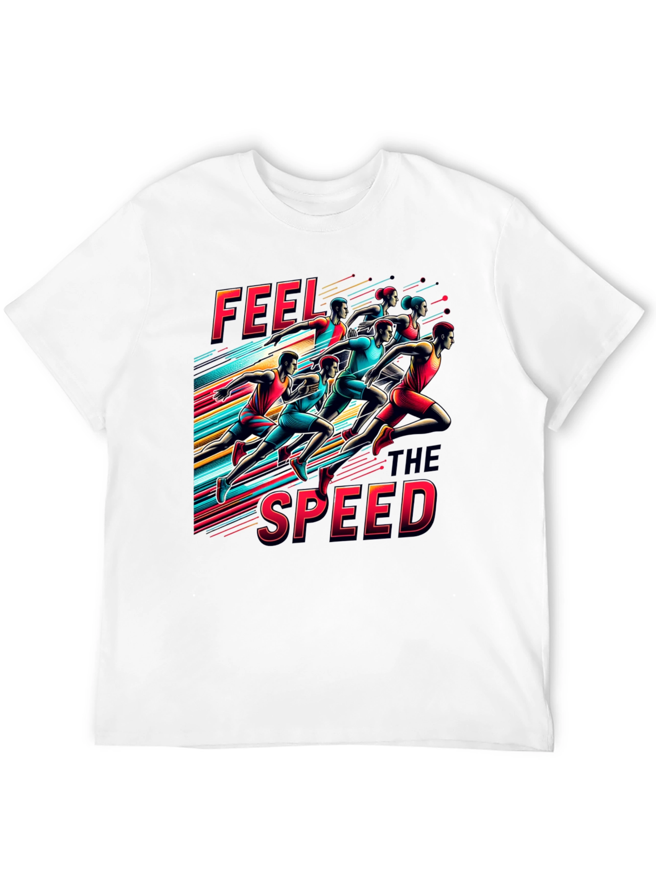 Feel the Speed Graphic Tee - Mens Running T-Shirt