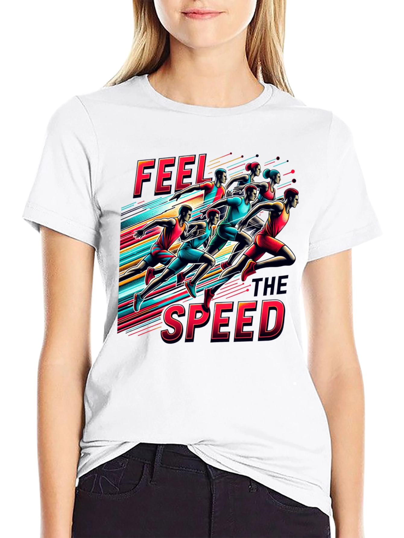 Feel the Speed Graphic Tee - Mens Running T-Shirt