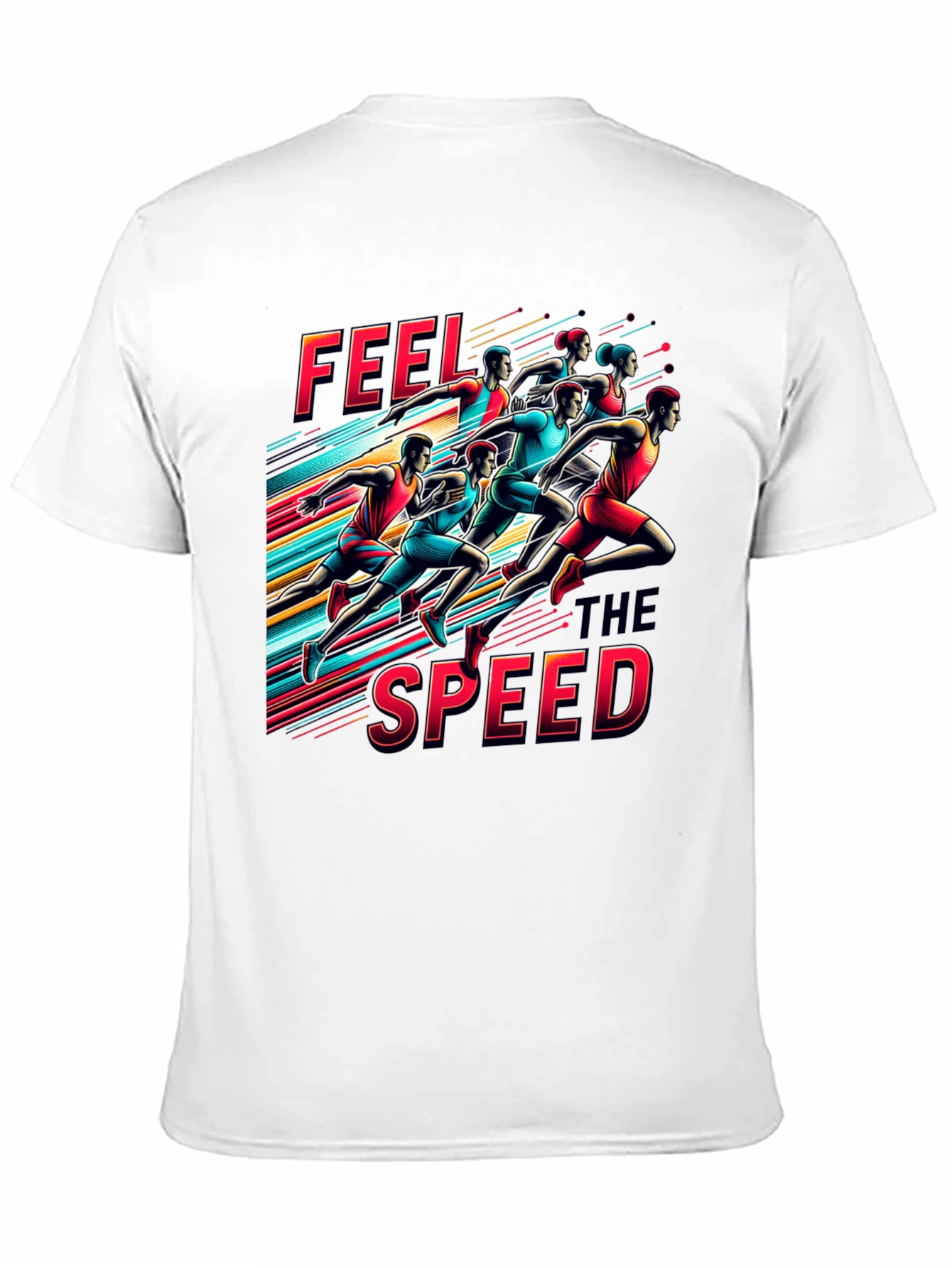 Feel the Speed Graphic Tee - Mens Running T-Shirt