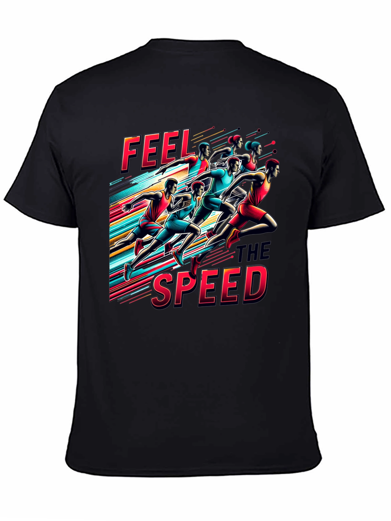 Feel the Speed Graphic Tee - Mens Running T-Shirt