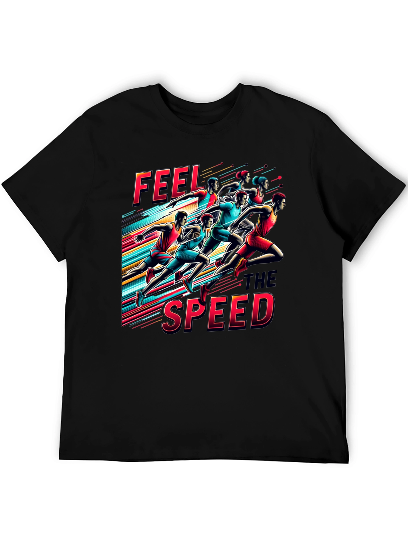 Feel the Speed Graphic Tee - Mens Running T-Shirt