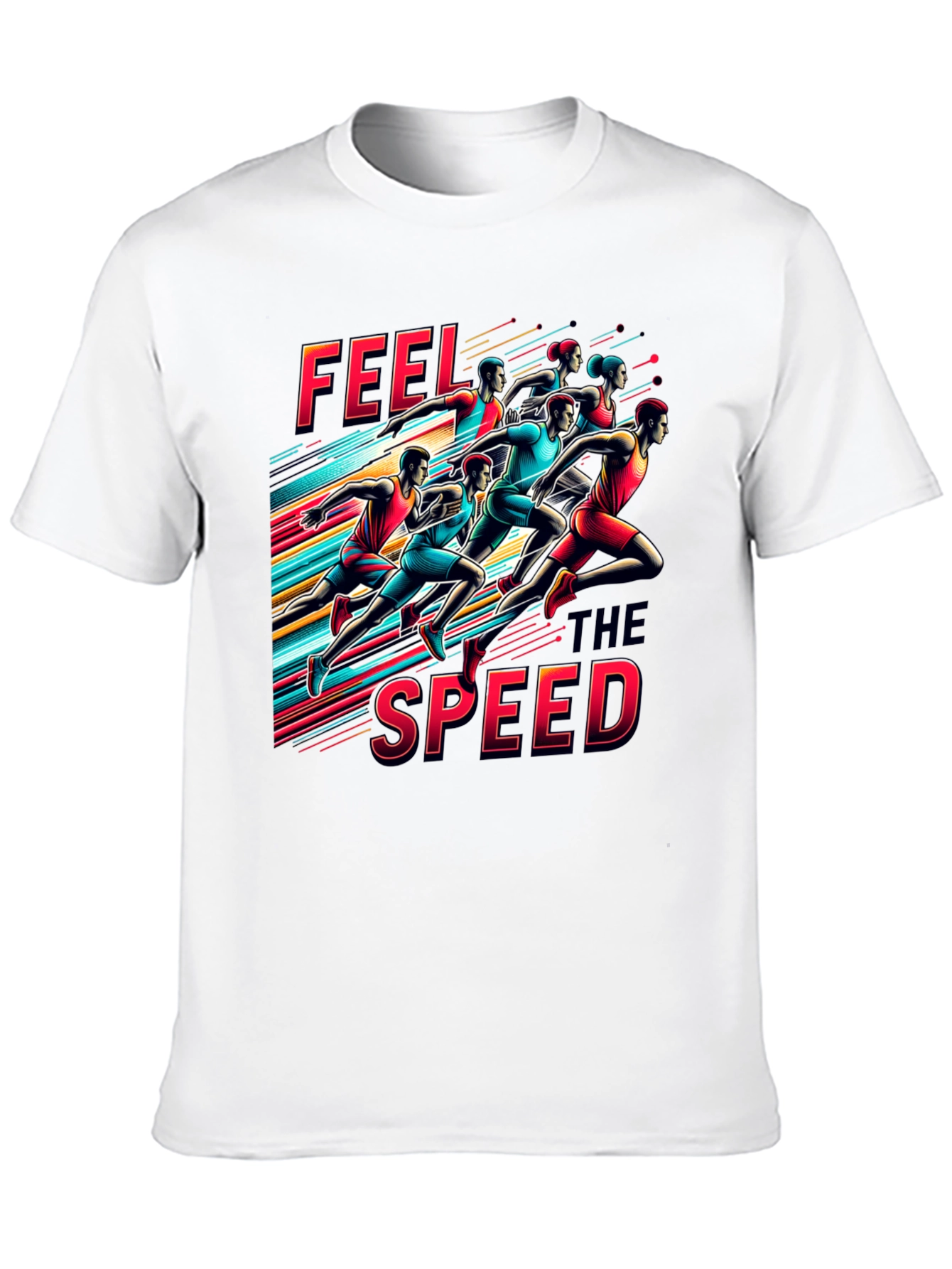 Feel the Speed Graphic Tee - Mens Running T-Shirt