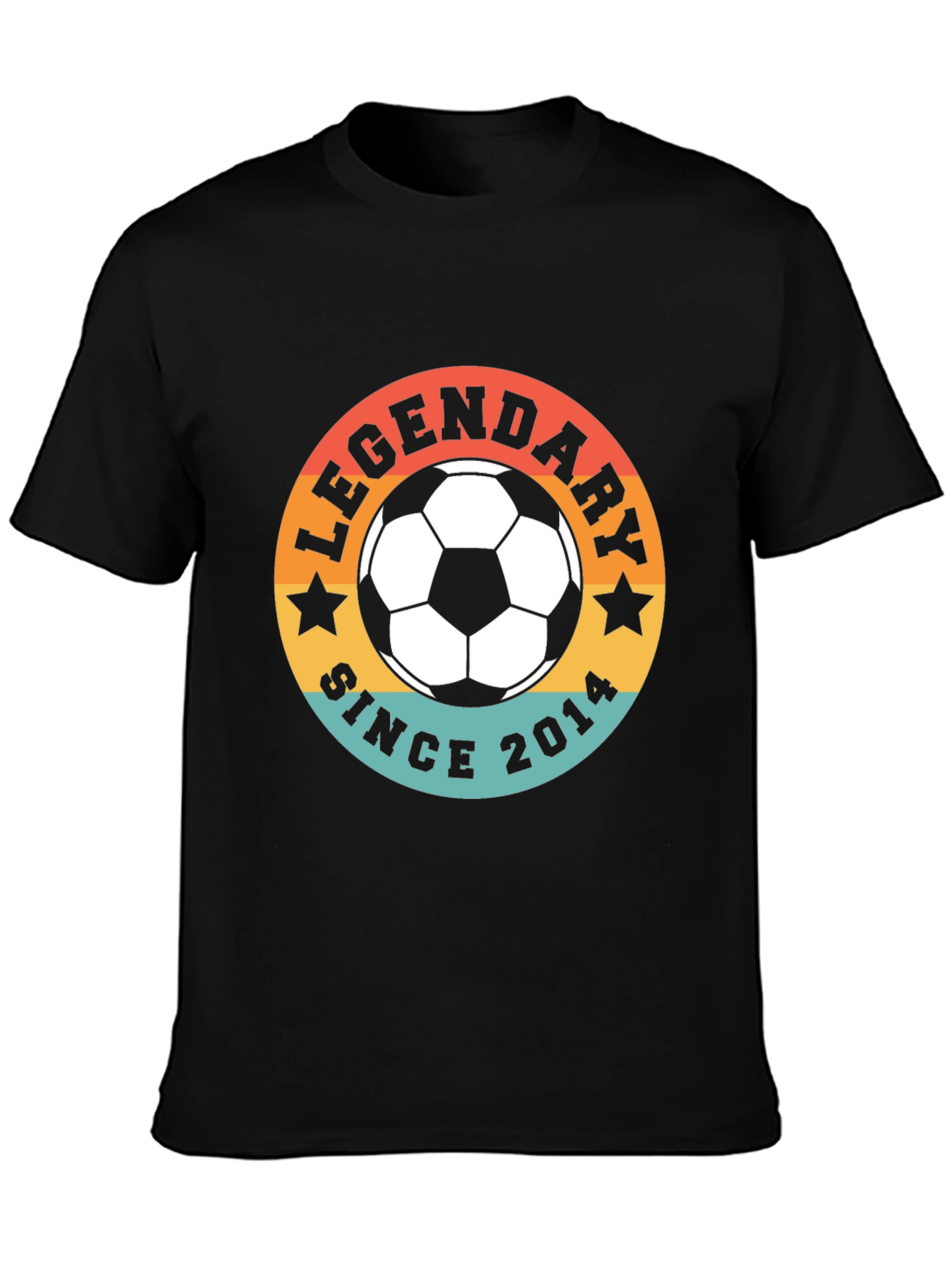 Legendary Since 2014 Soccer Ball T-Shirt