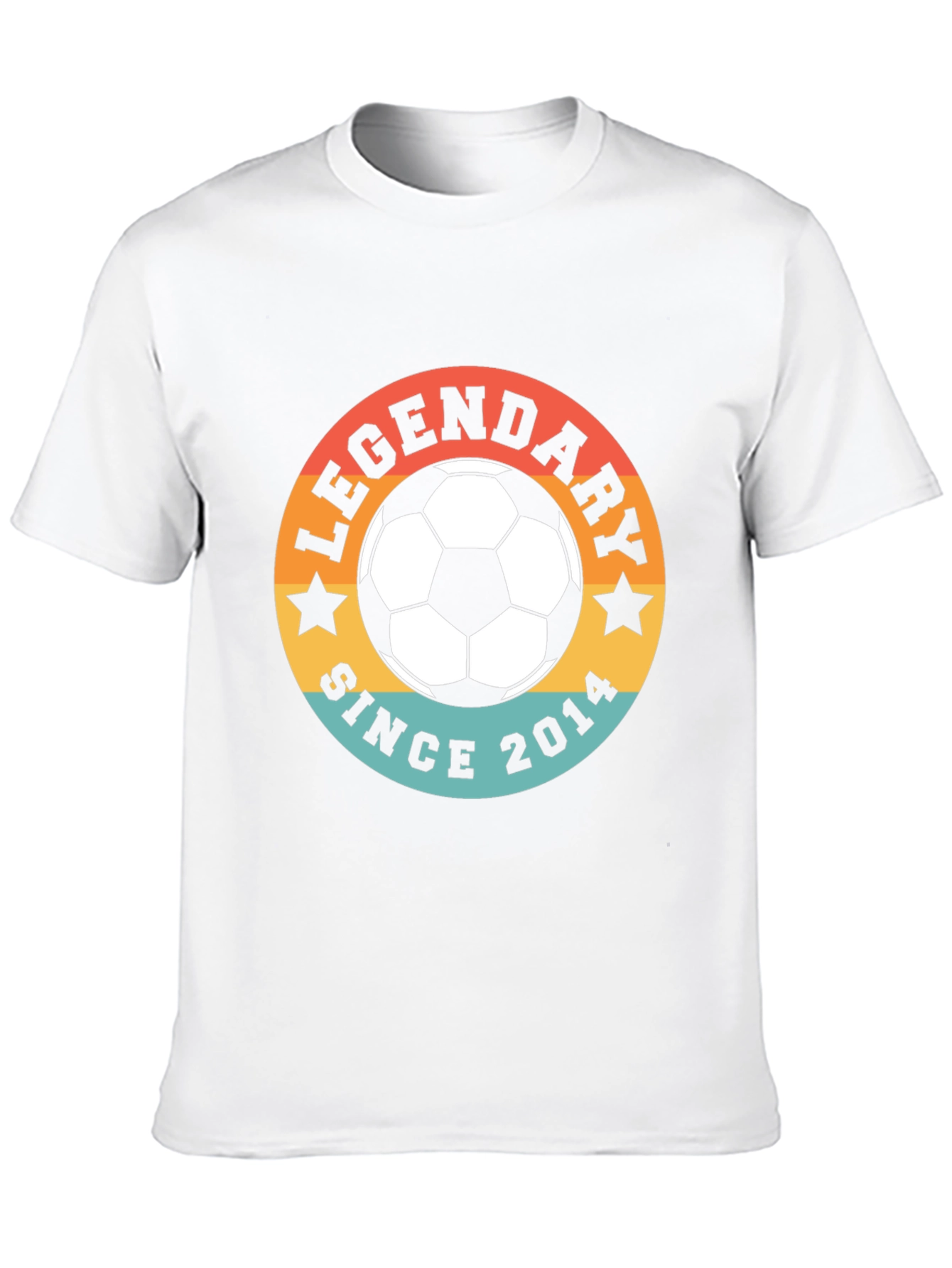 Legendary Since 2014 Soccer Ball T-Shirt