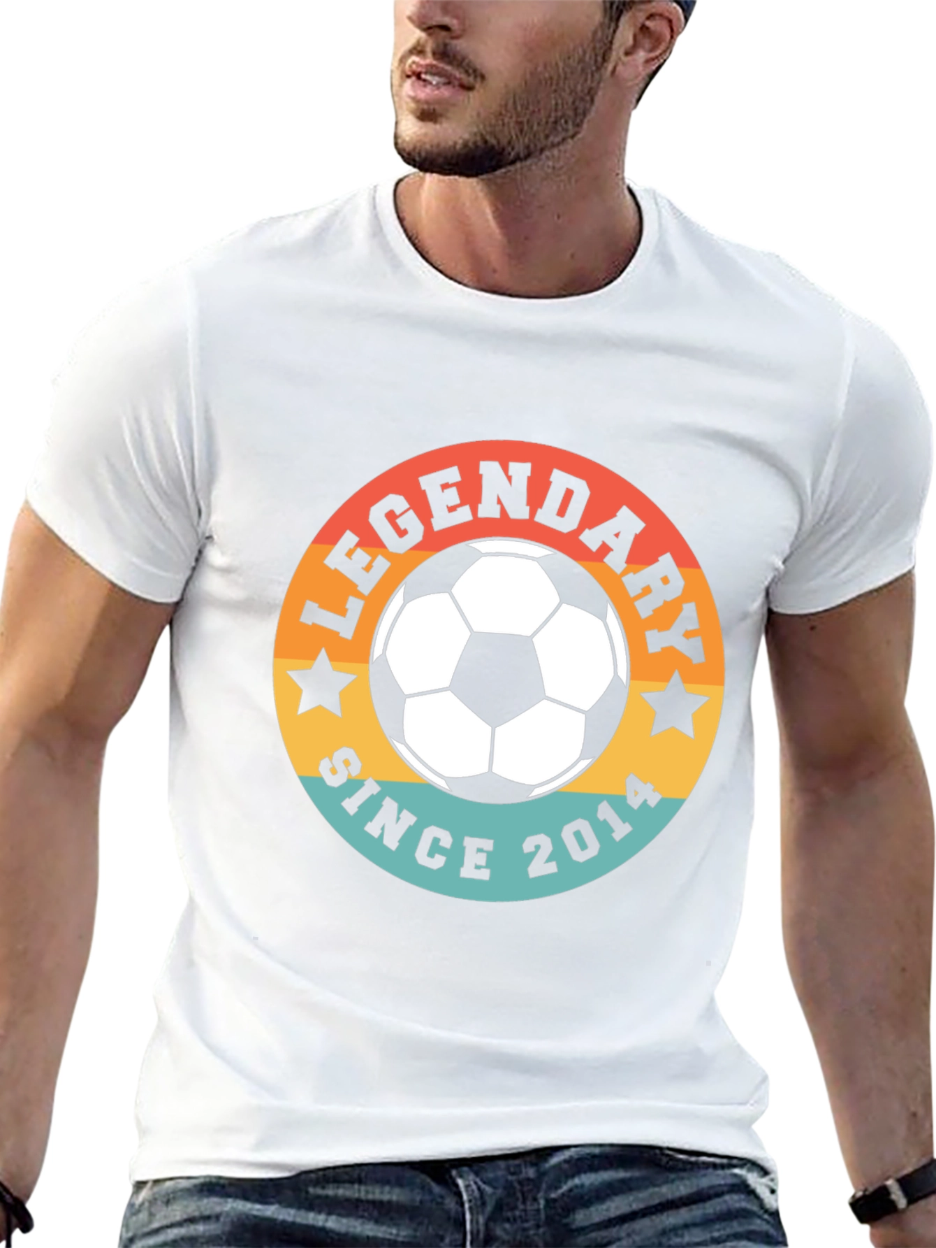 Legendary Since 2014 Soccer Ball T-Shirt