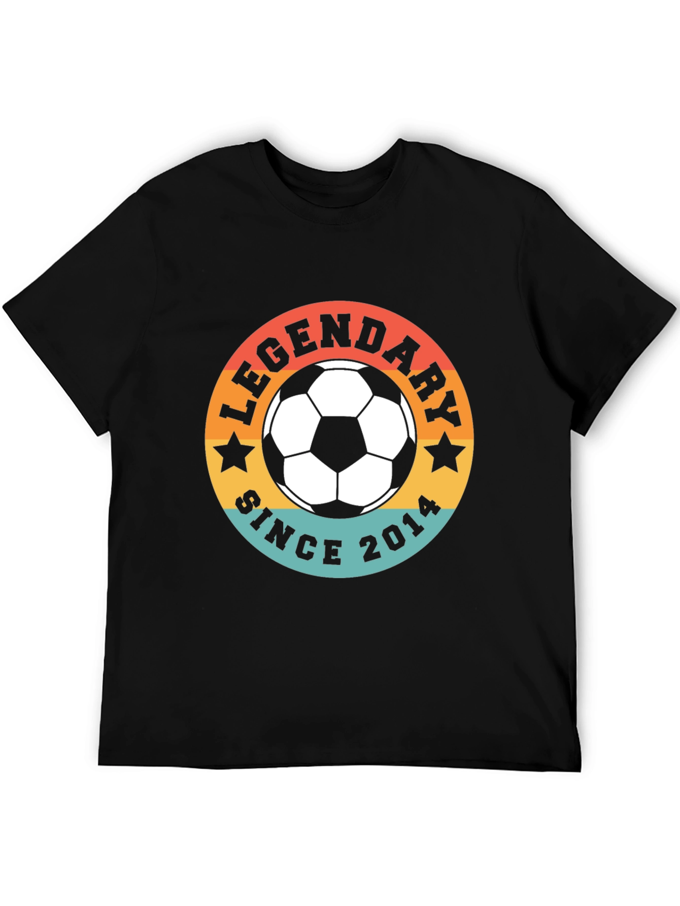 Legendary Since 2014 Soccer Ball T-Shirt