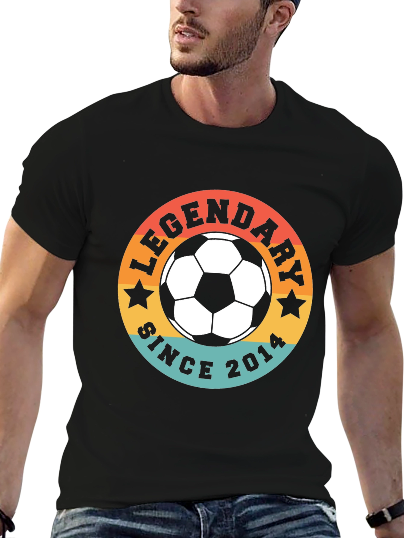 Legendary Since 2014 Soccer Ball T-Shirt