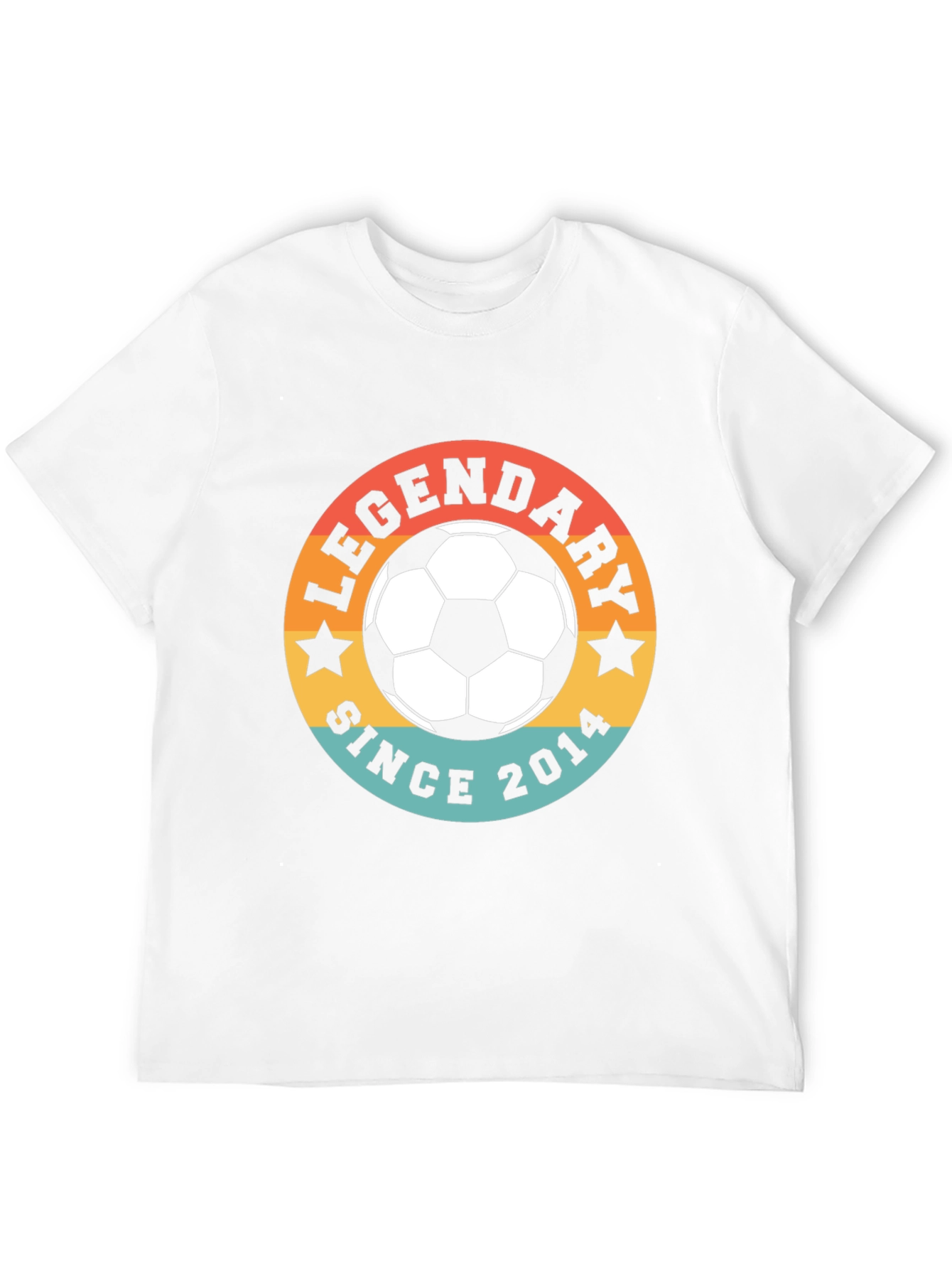 Legendary Since 2014 Soccer Ball T-Shirt
