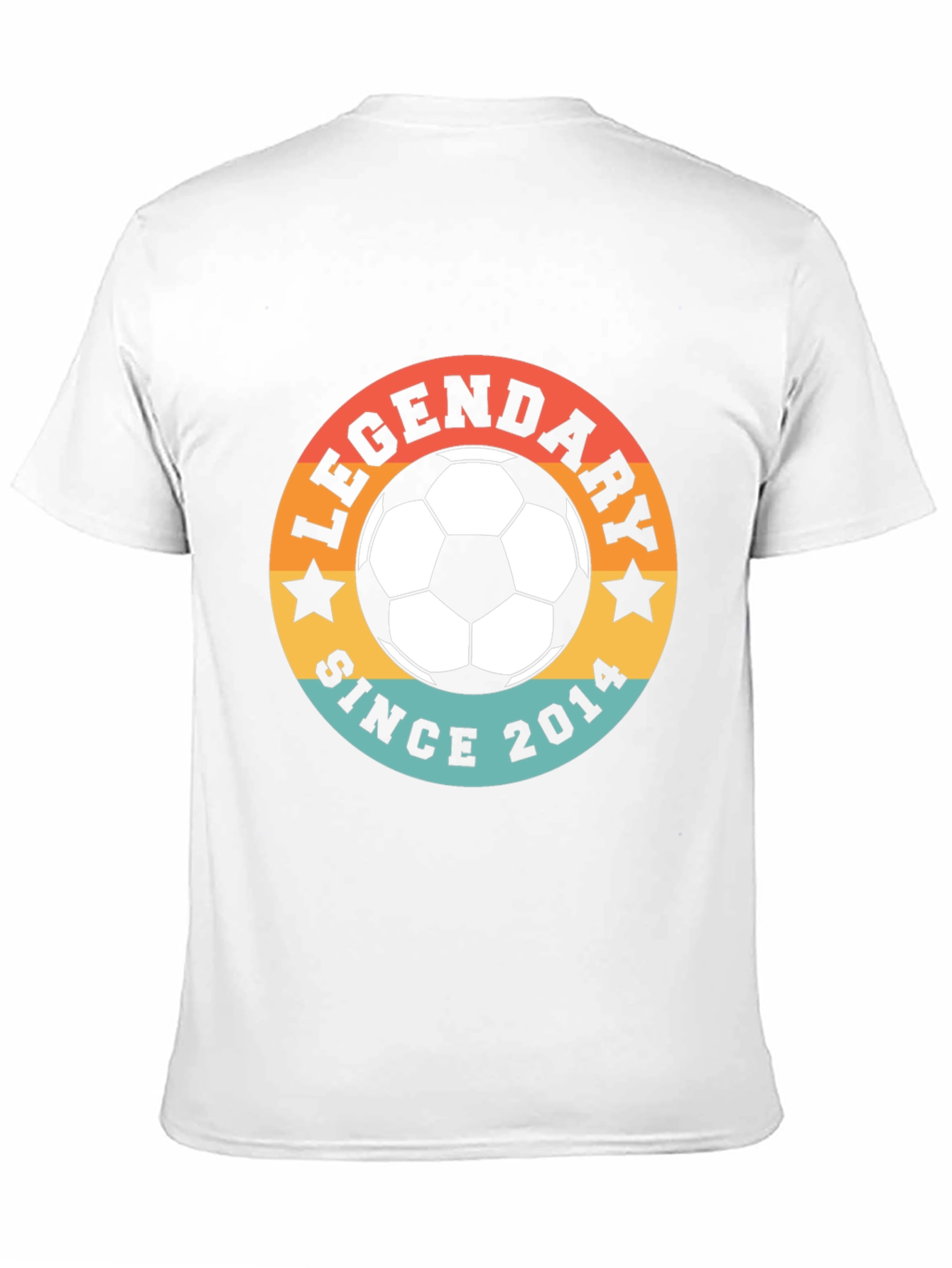 Legendary Since 2014 Soccer Ball T-Shirt