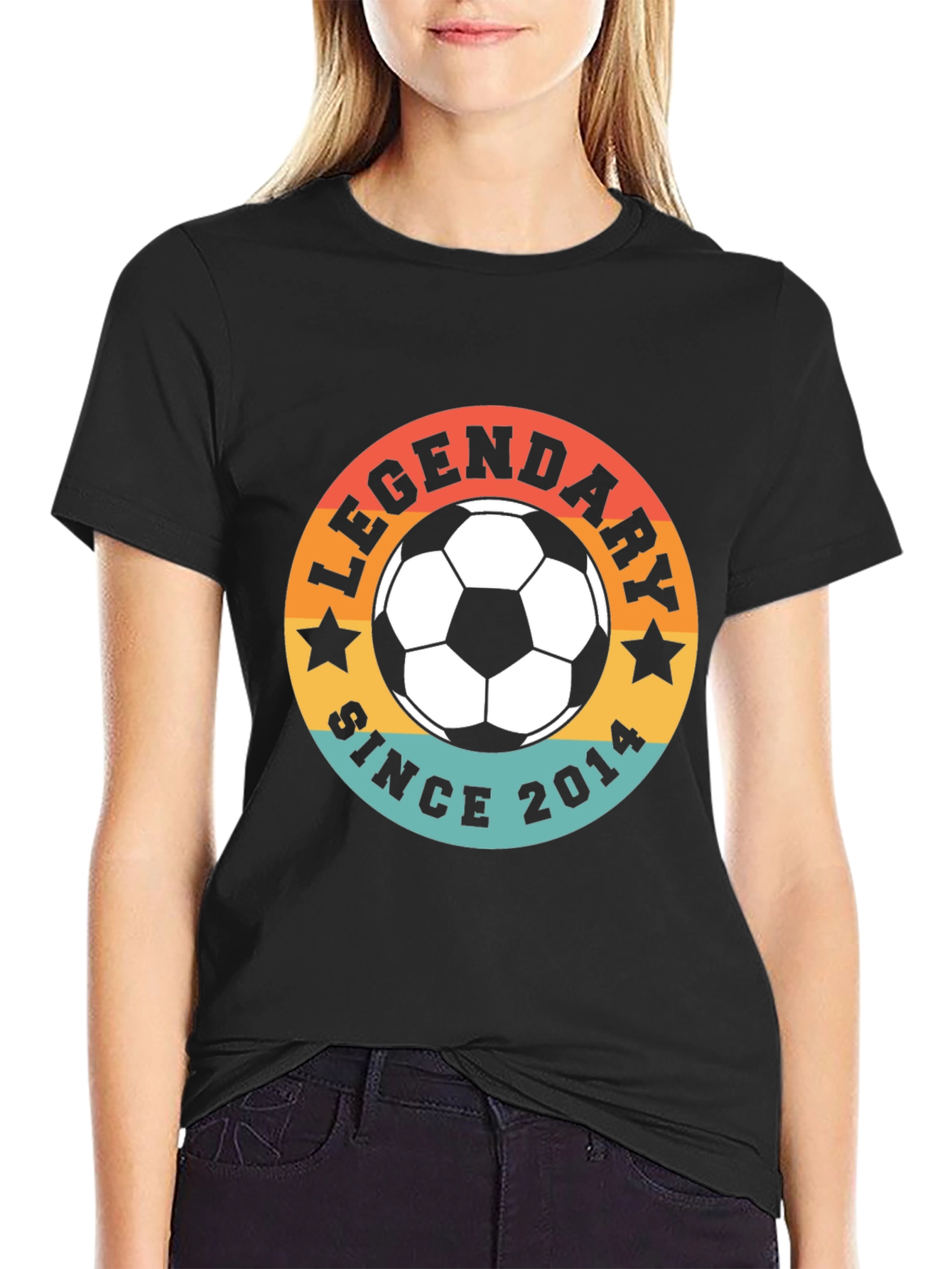 Legendary Since 2014 Soccer Ball T-Shirt