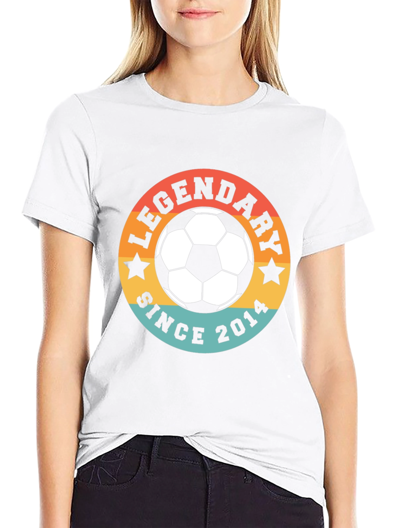 Legendary Since 2014 Soccer Ball T-Shirt