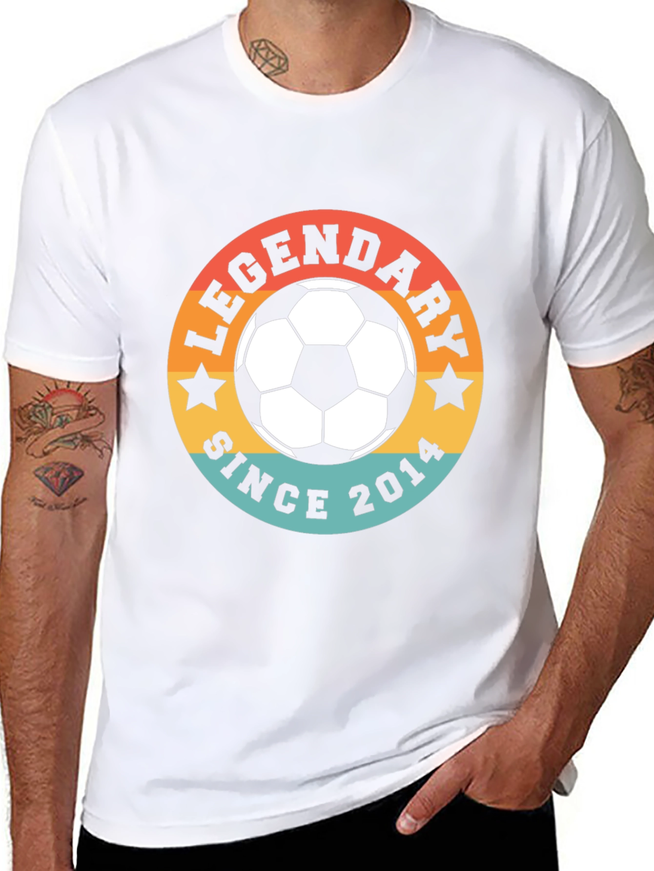 Legendary Since 2014 Soccer Ball T-Shirt