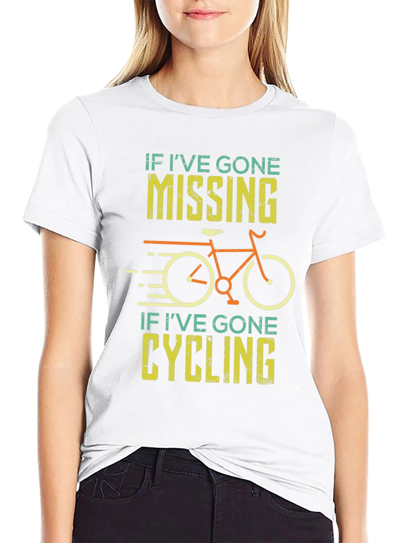 Funny Cycling T-Shirt - If Ive Gone Missing