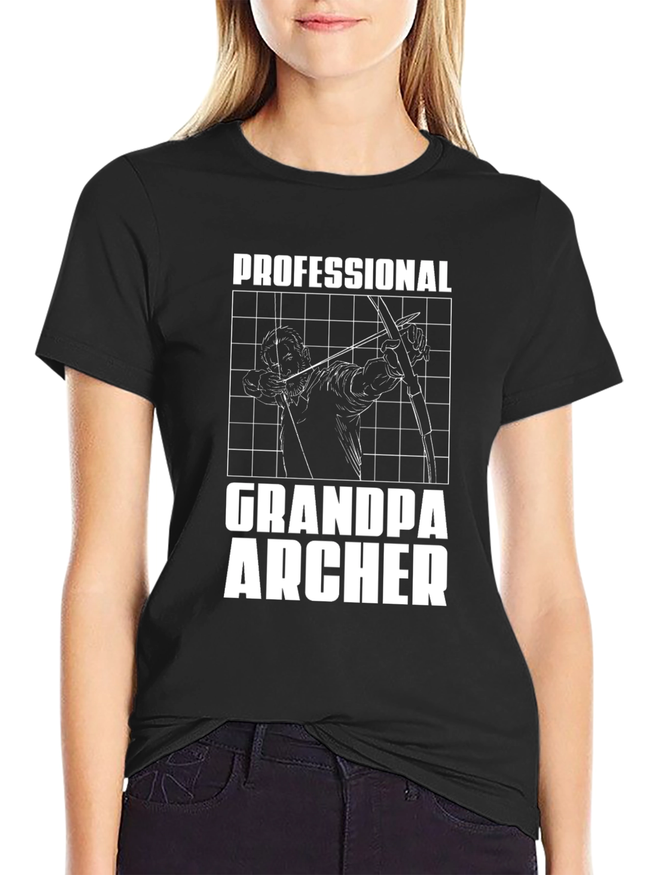 Grandpa Archer T-Shirt - Professional Archer Graphic Tee