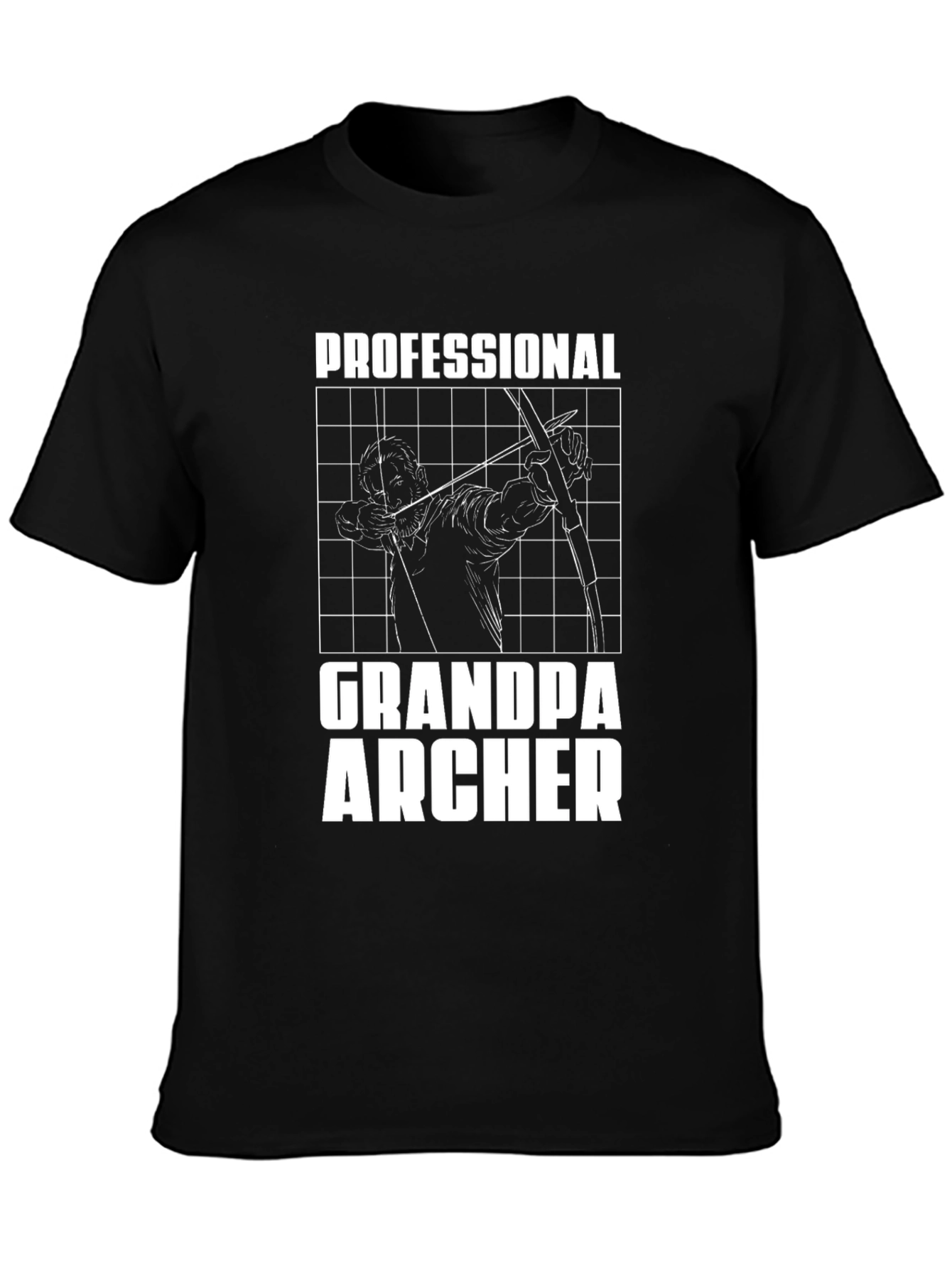 Grandpa Archer T-Shirt - Professional Archer Graphic Tee