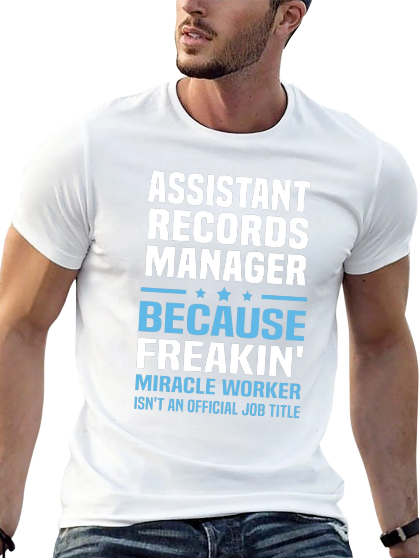 Assistant Records Manager Novelty Graphic Tee