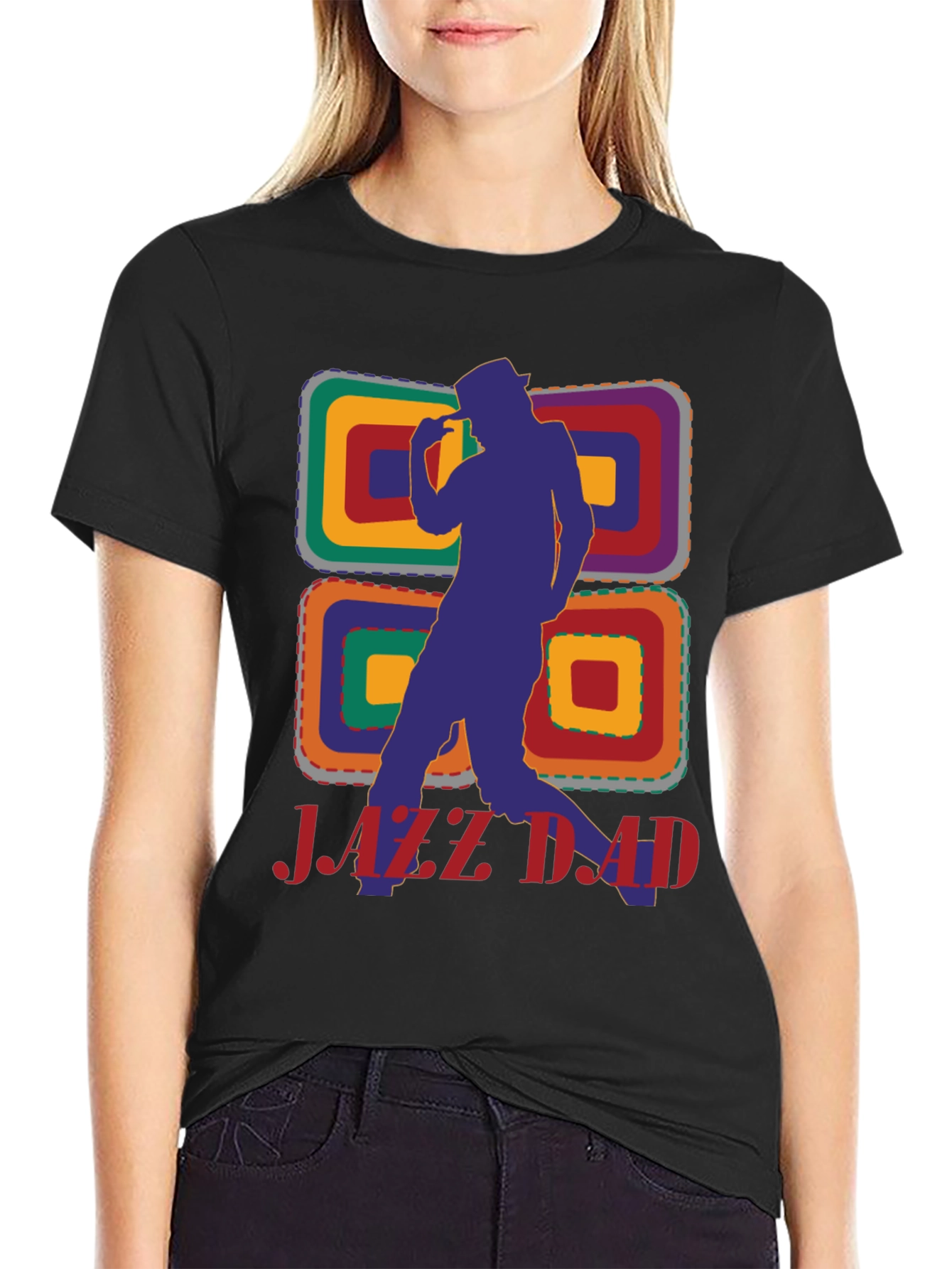 Jazz Dad Graphic Tee - Retro Style