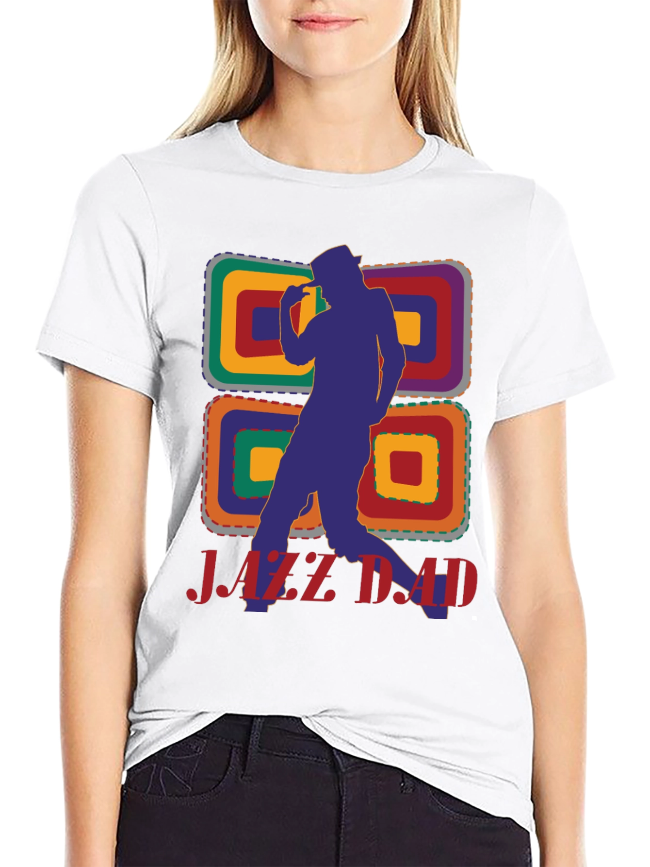Jazz Dad Graphic Tee - Retro Style