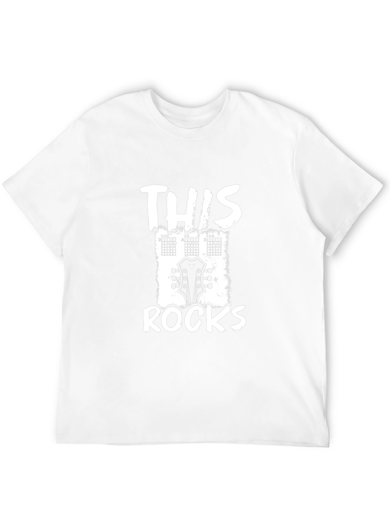This Rocks Guitar Chord T-Shirt - Black
