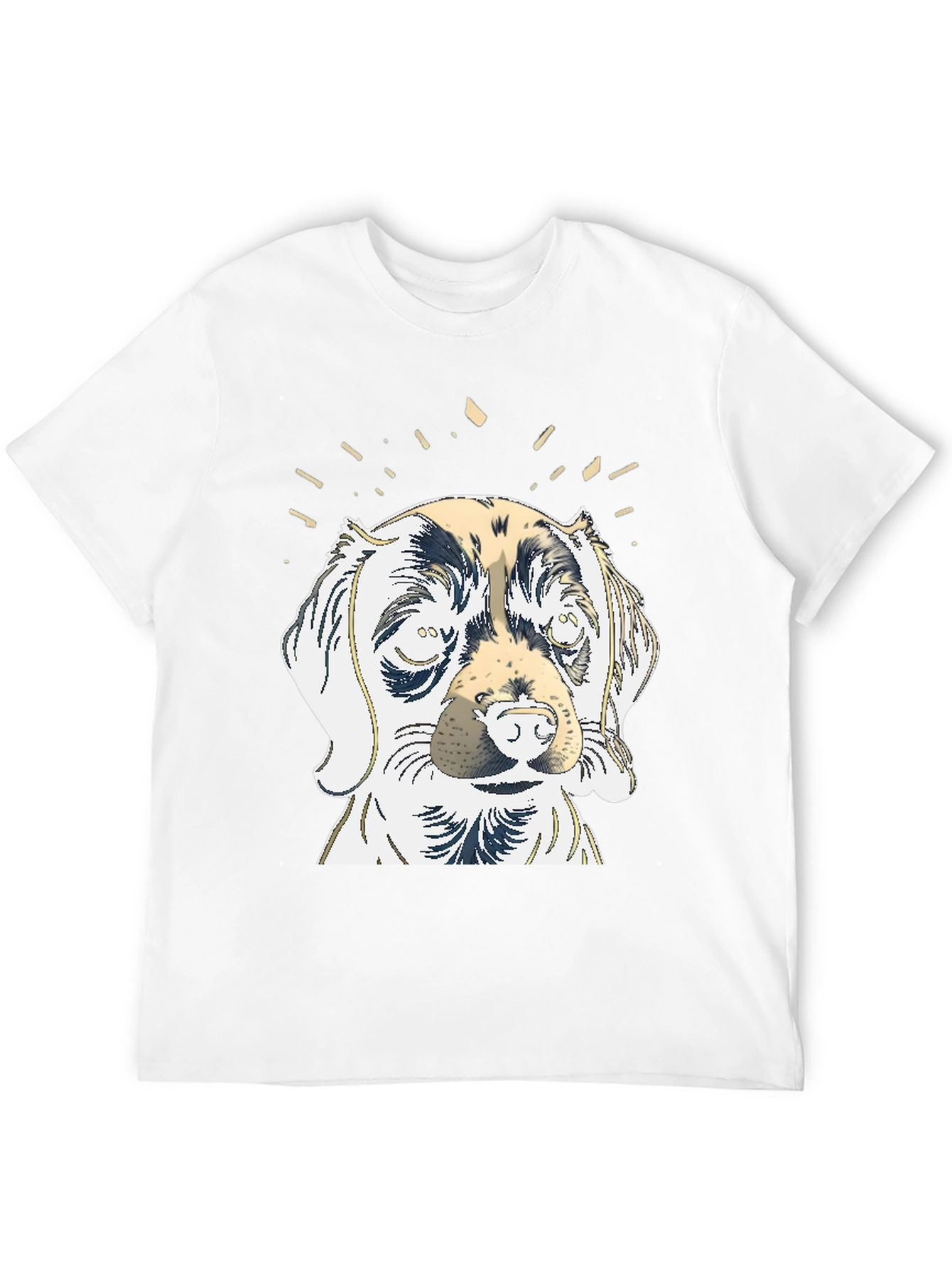 Dog Graphic Tee - Mens Black T-Shirt