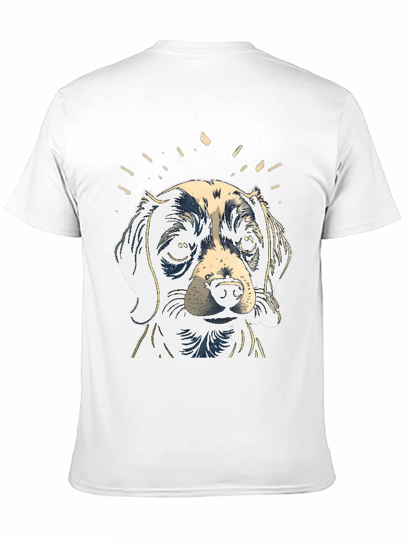 Dog Graphic Tee - Mens Black T-Shirt