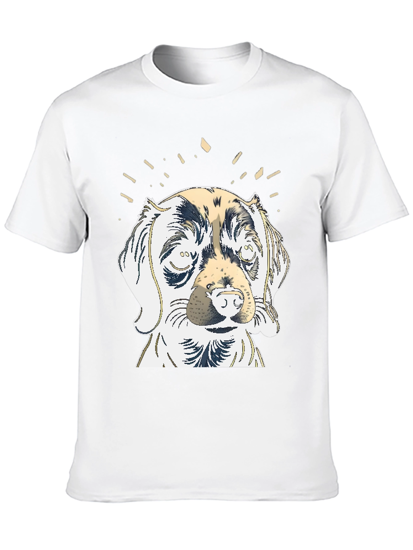 Dog Graphic Tee - Mens Black T-Shirt
