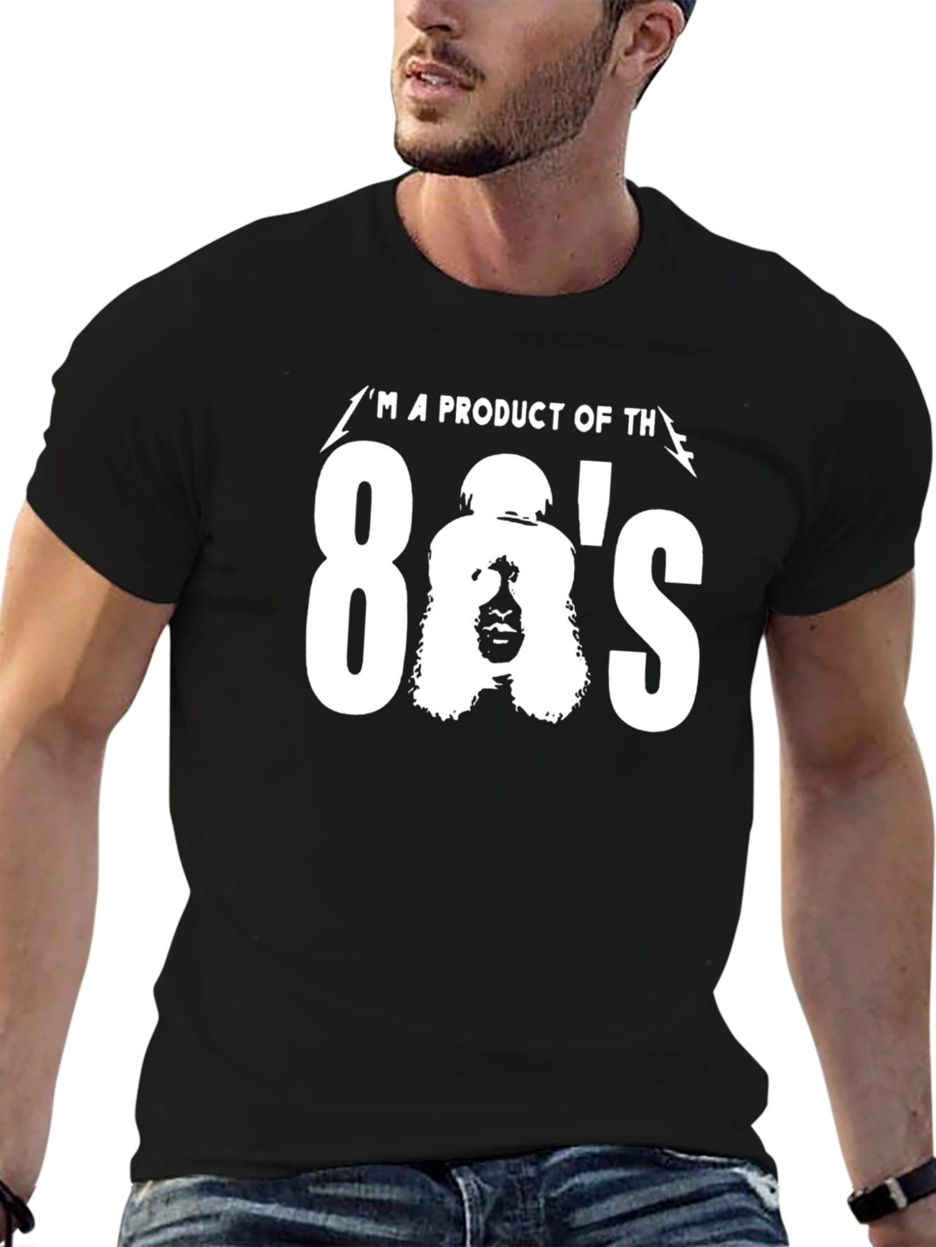 80s Product Graphic Tee - Retro Style