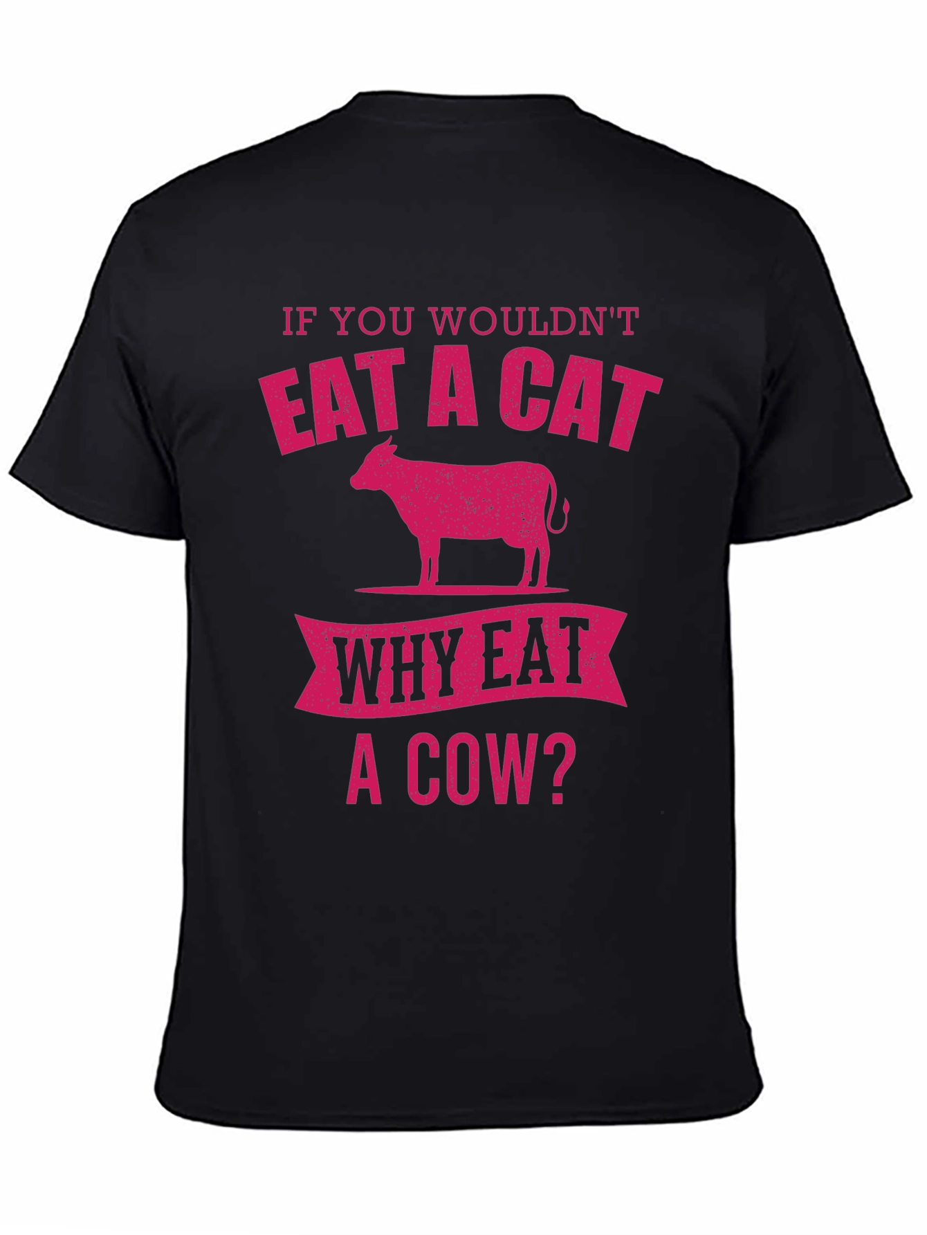 Vegan Eat A Cat? Graphic T-Shirt