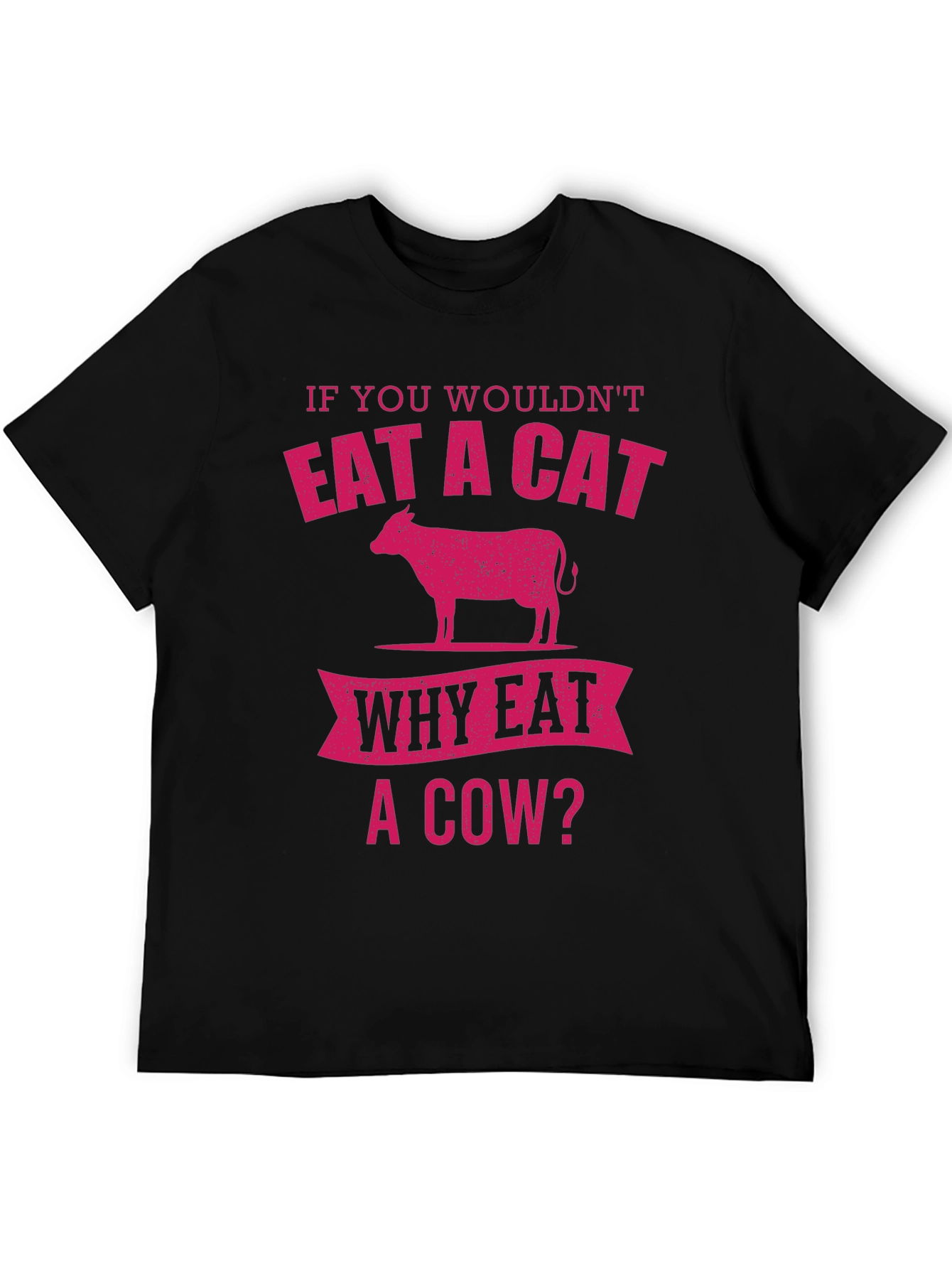 Vegan Eat A Cat? Graphic T-Shirt