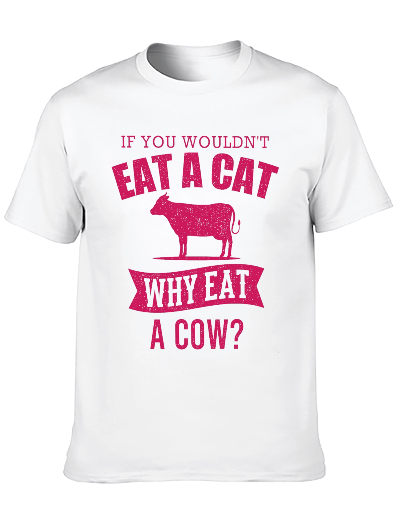 Vegan Eat A Cat? Graphic T-Shirt