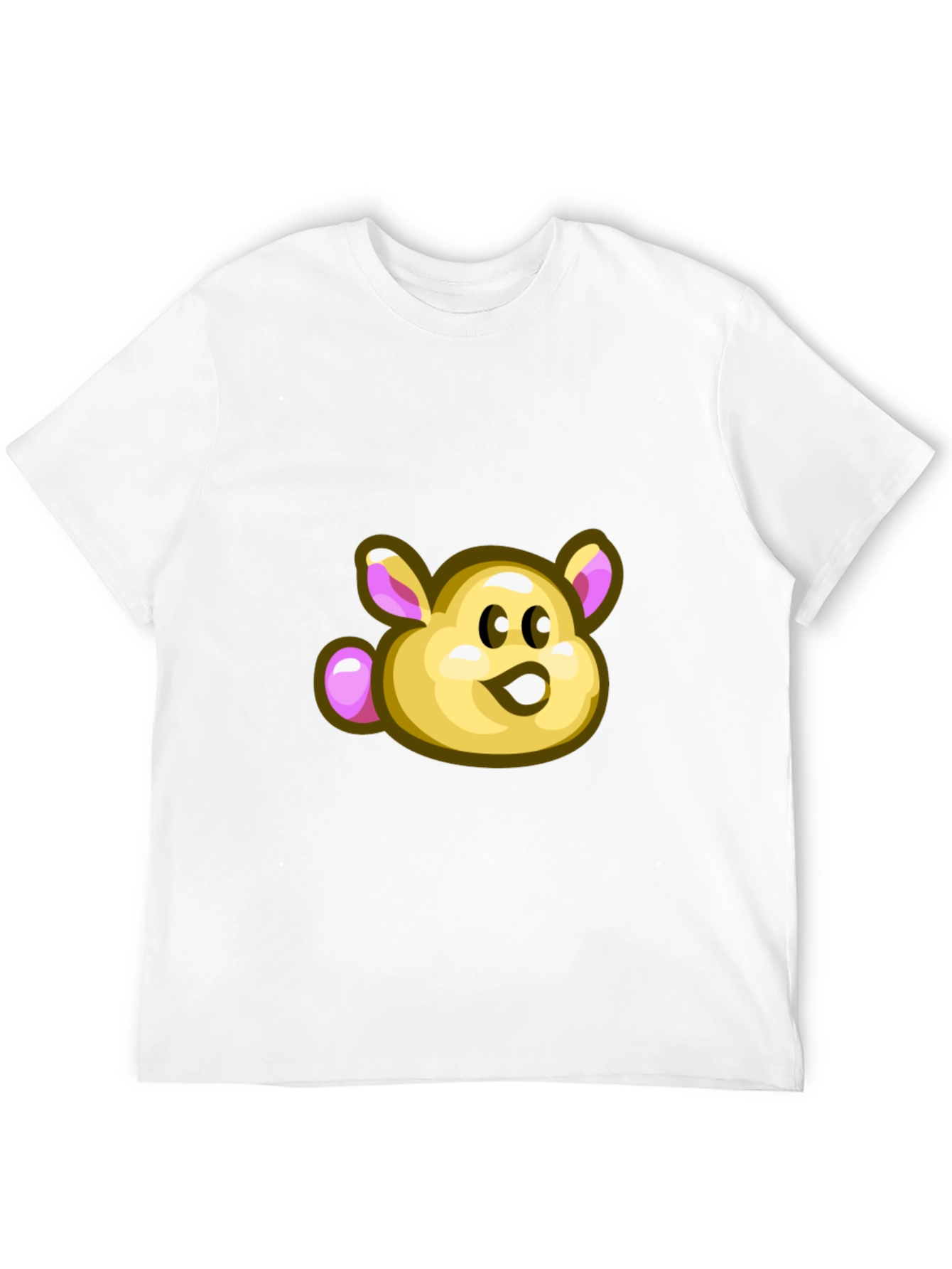Cute Hamster Graphic Black T-Shirt