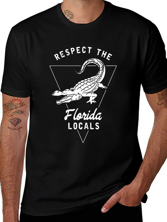 Respect the Florida Locals Alligator Graphic Tee