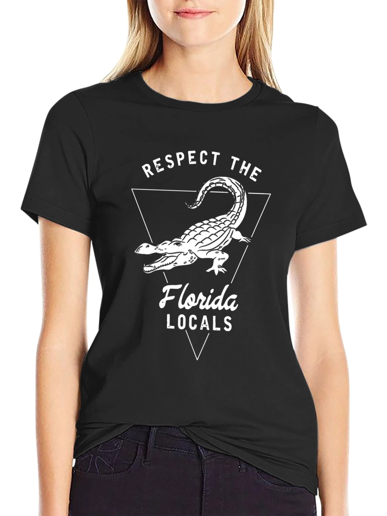 Respect the Florida Locals Alligator Graphic Tee