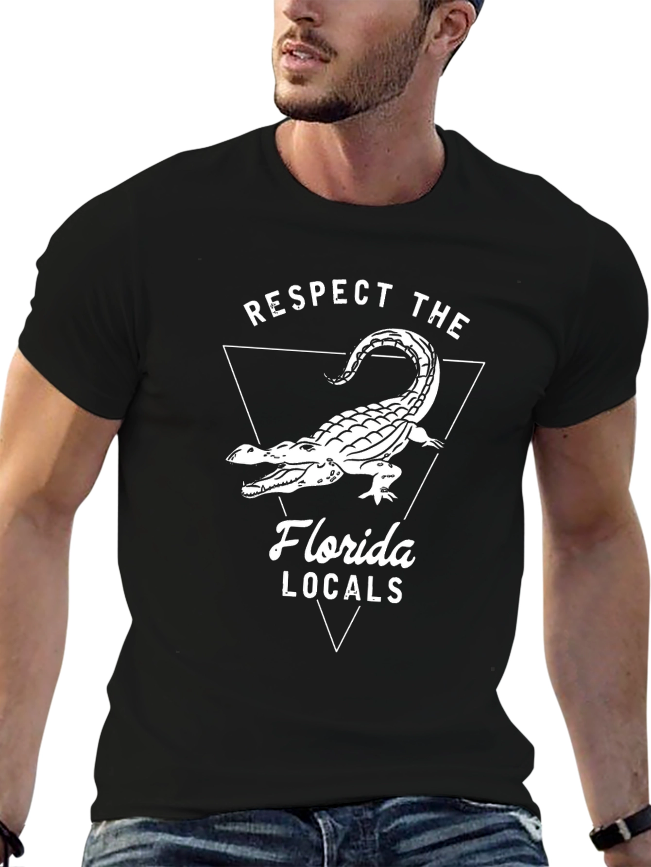 Respect the Florida Locals Alligator Graphic Tee