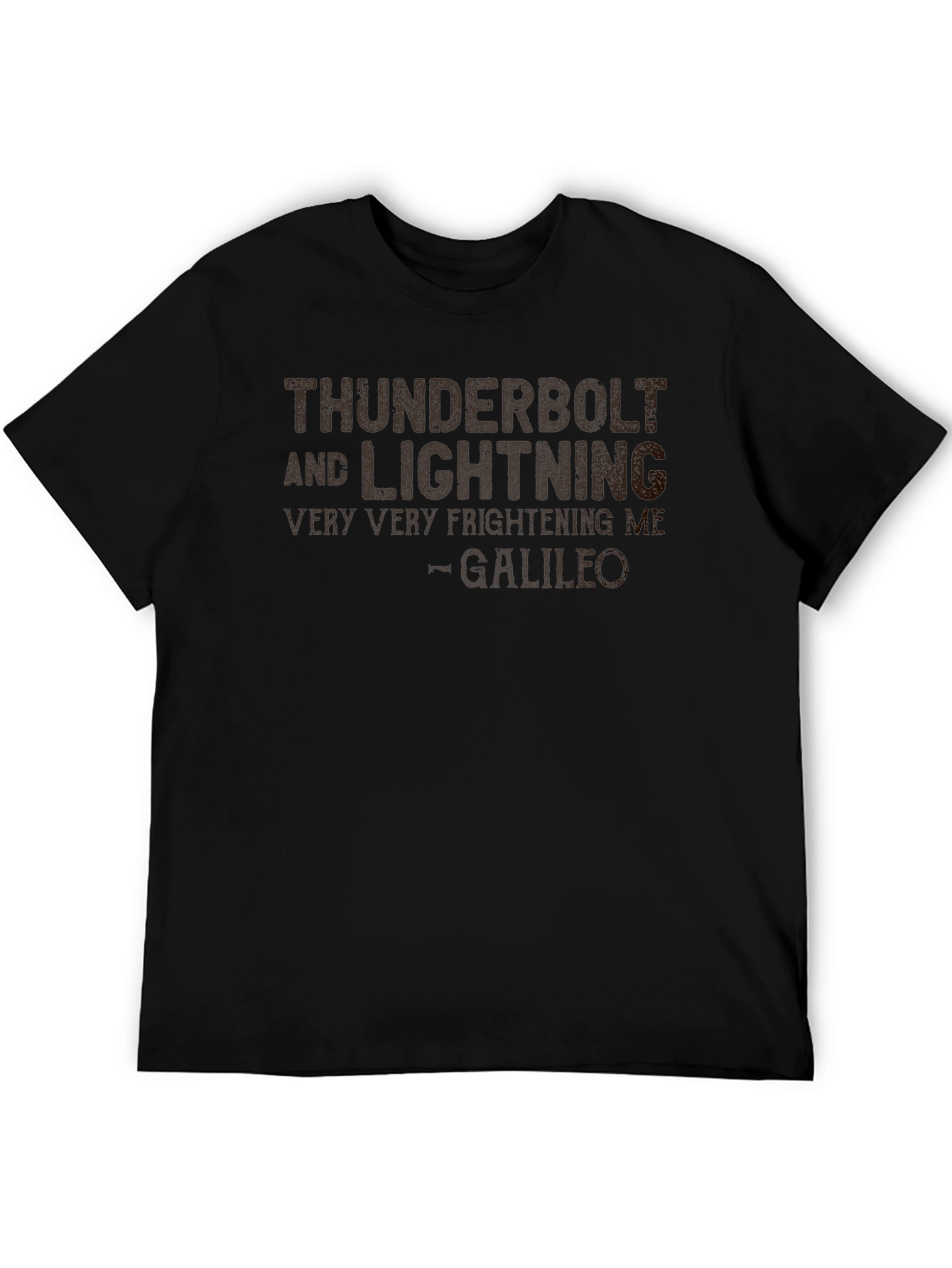 Thunderbolt & Lightning Tee - Galileo Quote