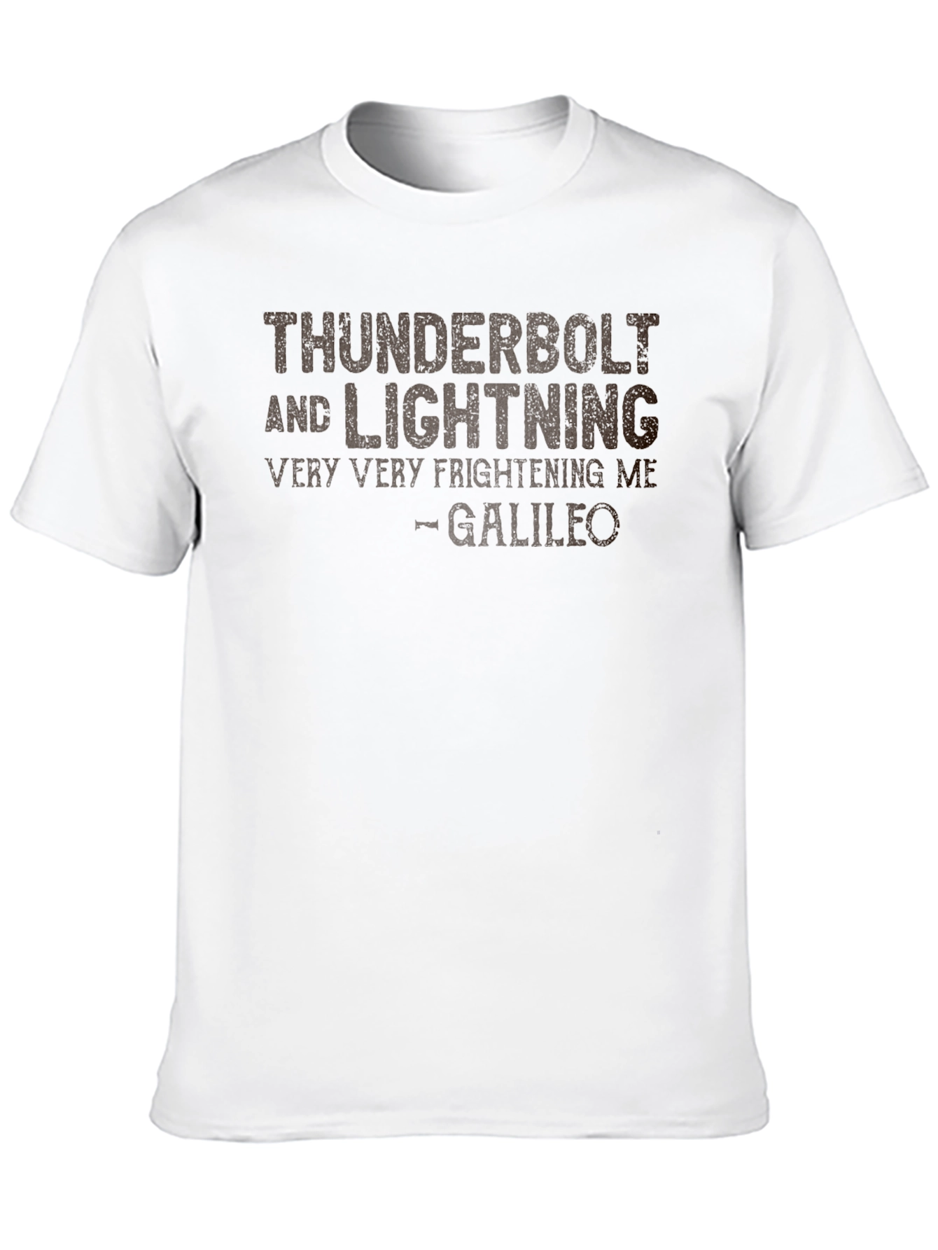 Thunderbolt & Lightning Tee - Galileo Quote
