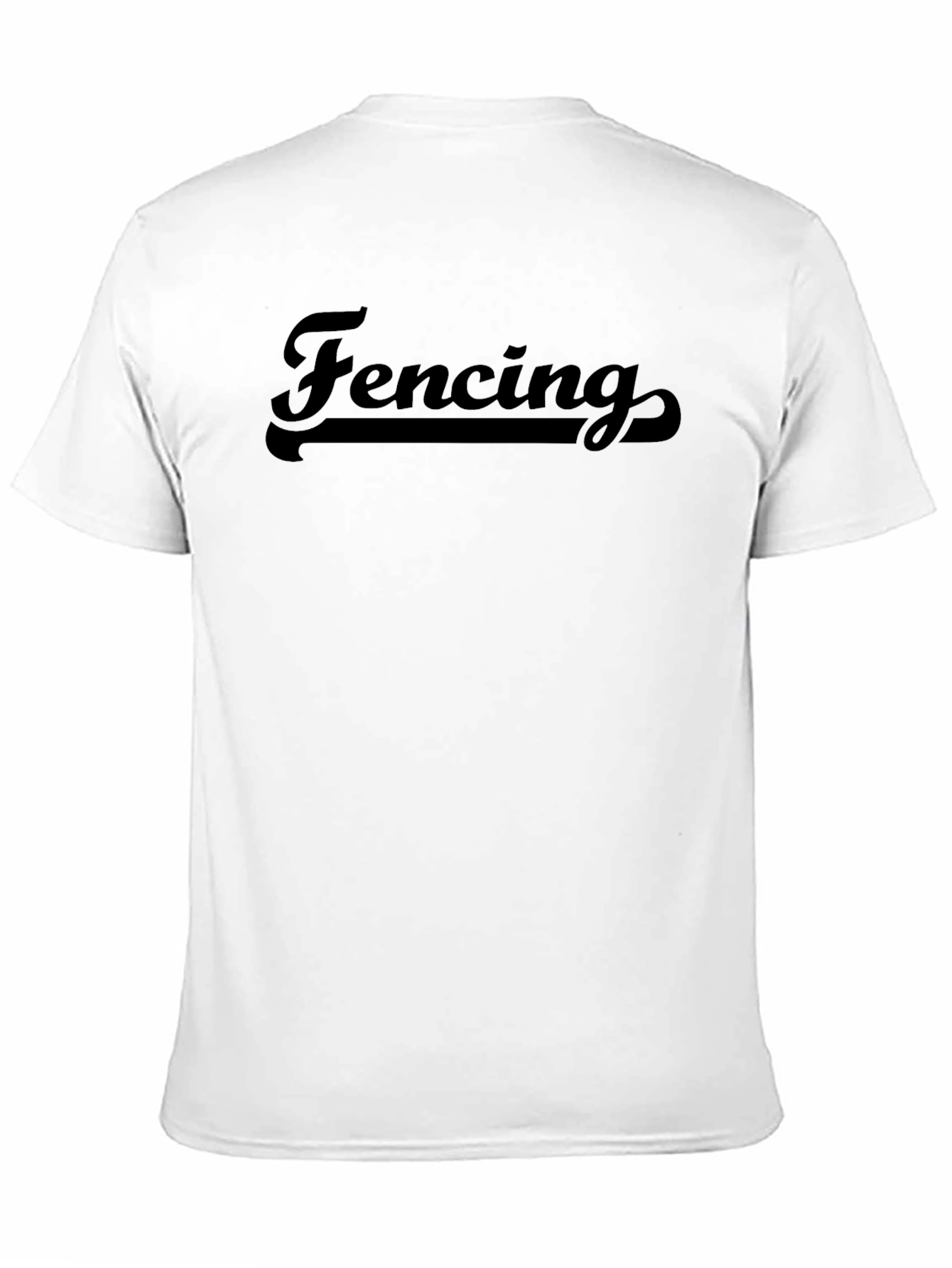 Fencing Graphic T-Shirt - Classic Retro Style