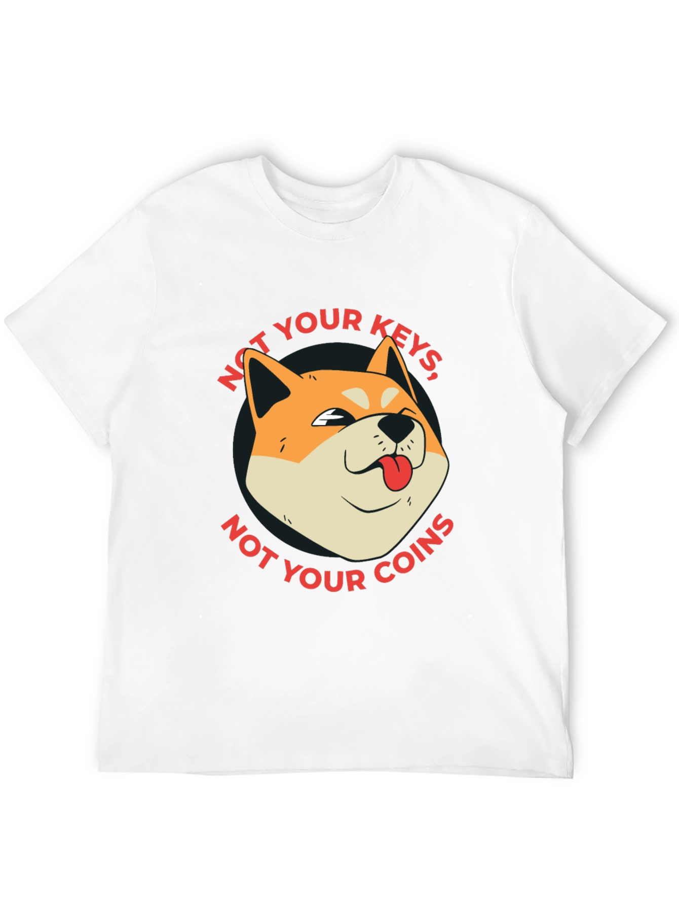 Not Your Keys Not Your Coins Crypto T-Shirt