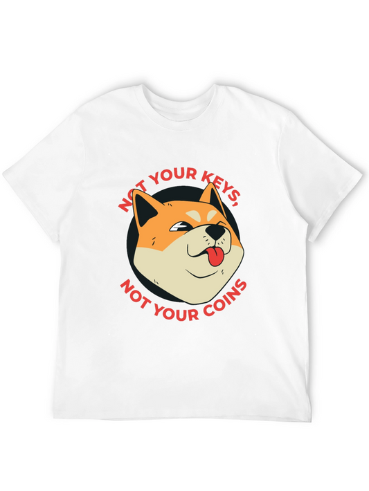 Not Your Keys Not Your Coins Crypto T-Shirt