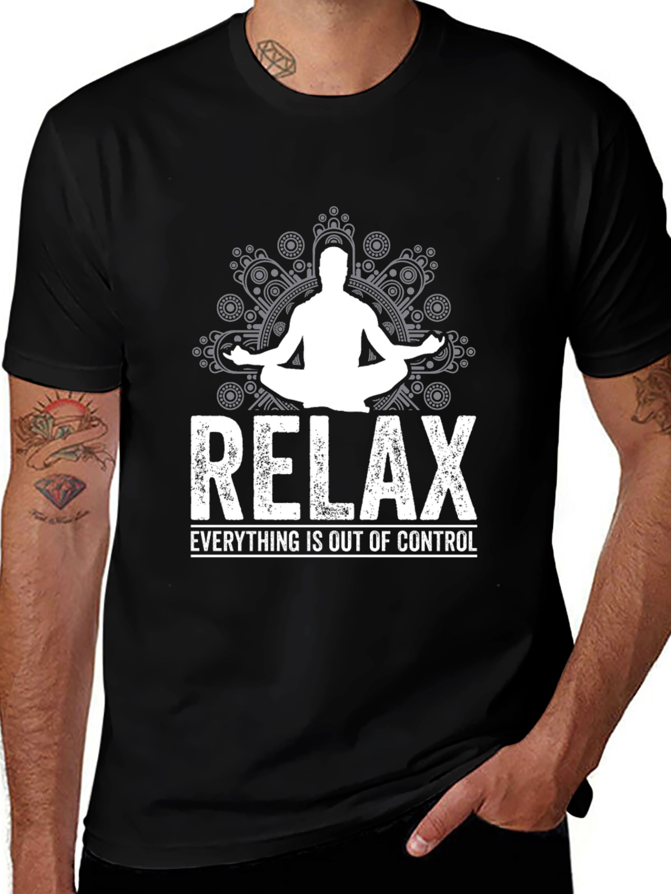 Relax Out of Control Graphic T-Shirt