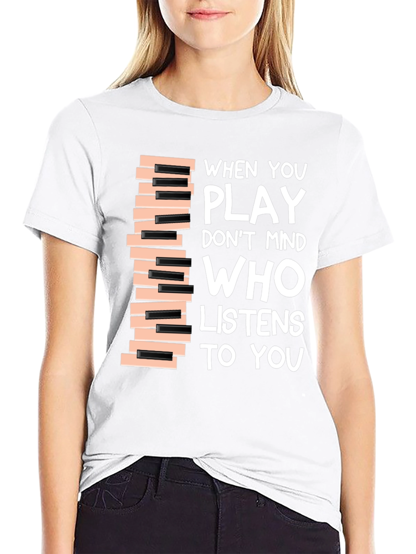 Piano Keys T-Shirt - Music Lover Tee