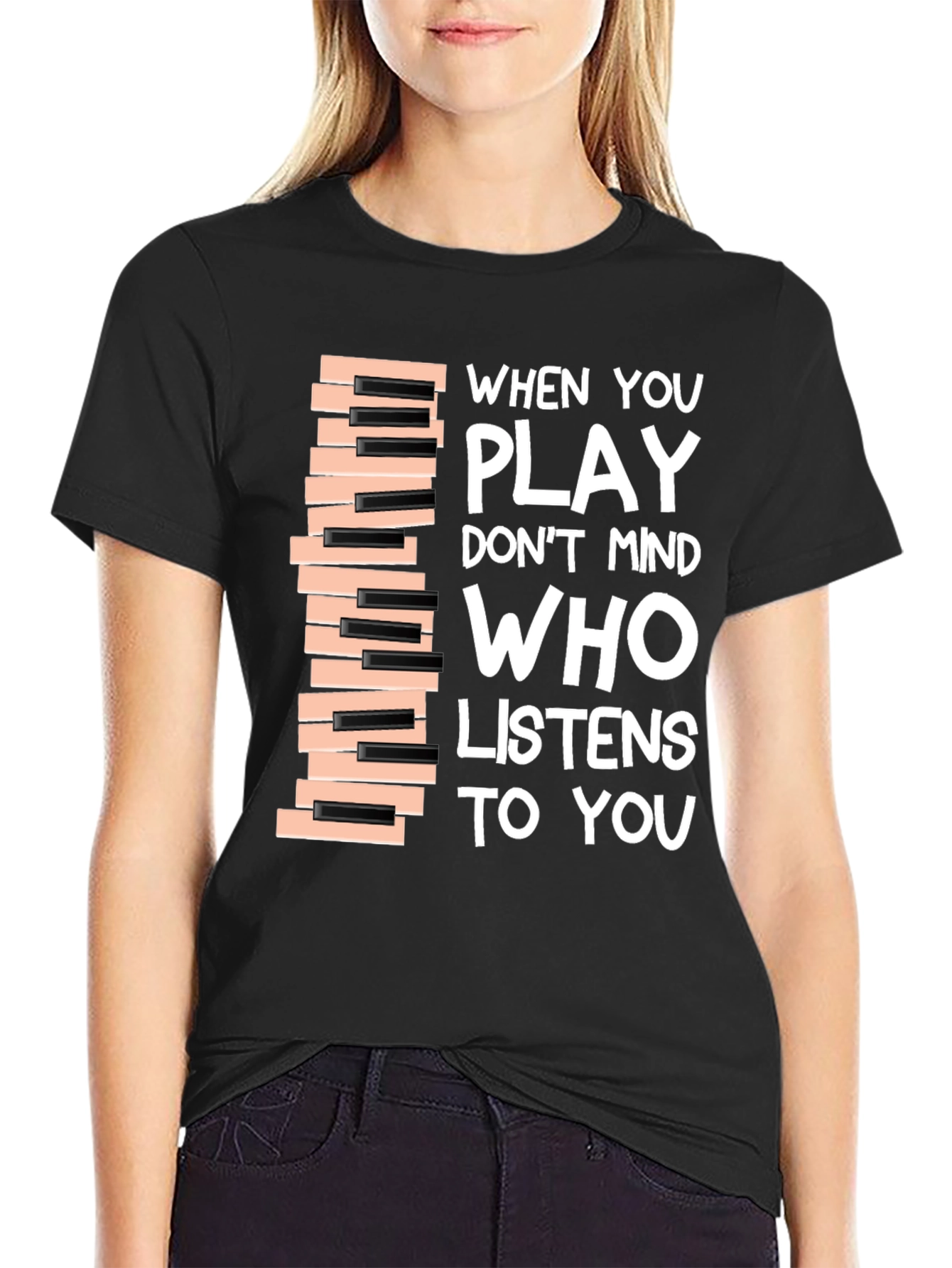 Piano Keys T-Shirt - Music Lover Tee