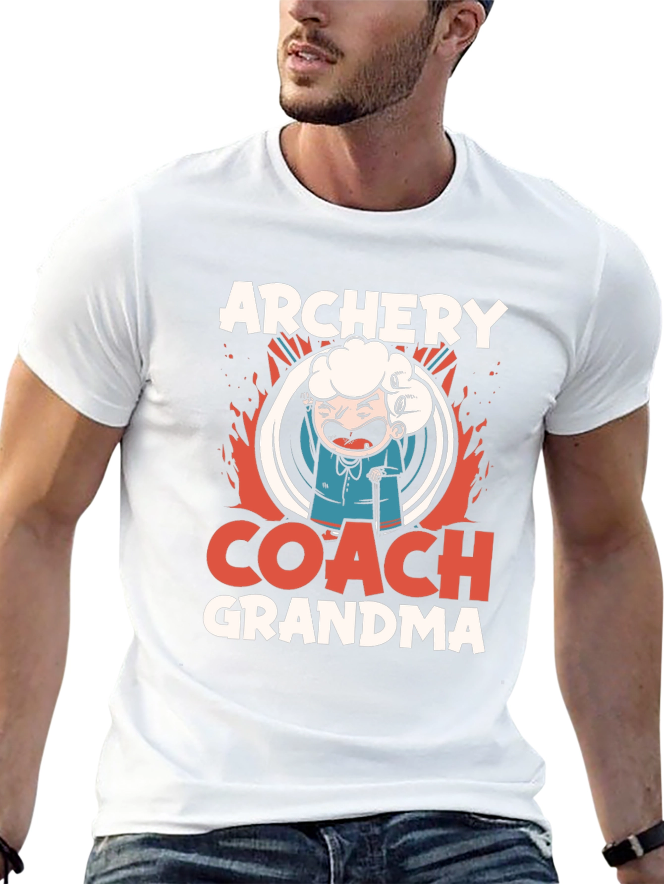 Archery Coach Grandma T-Shirt