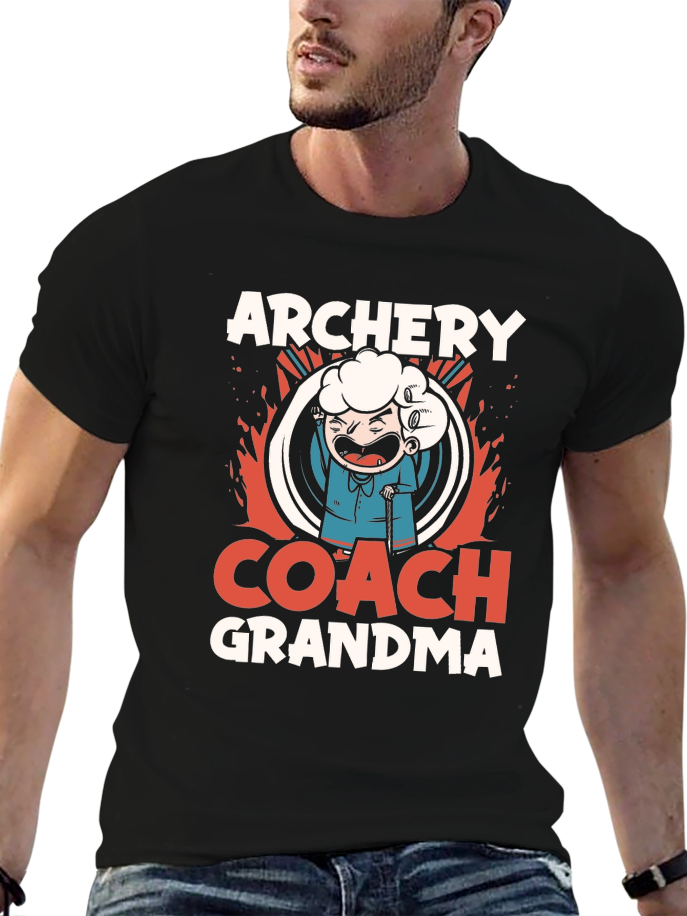 Archery Coach Grandma T-Shirt