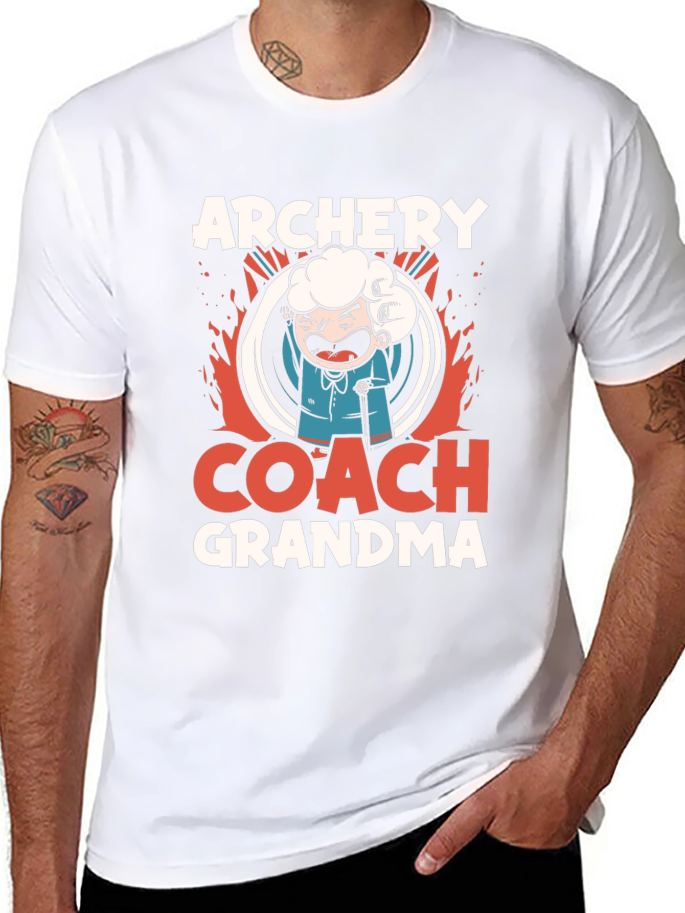 Archery Coach Grandma T-Shirt
