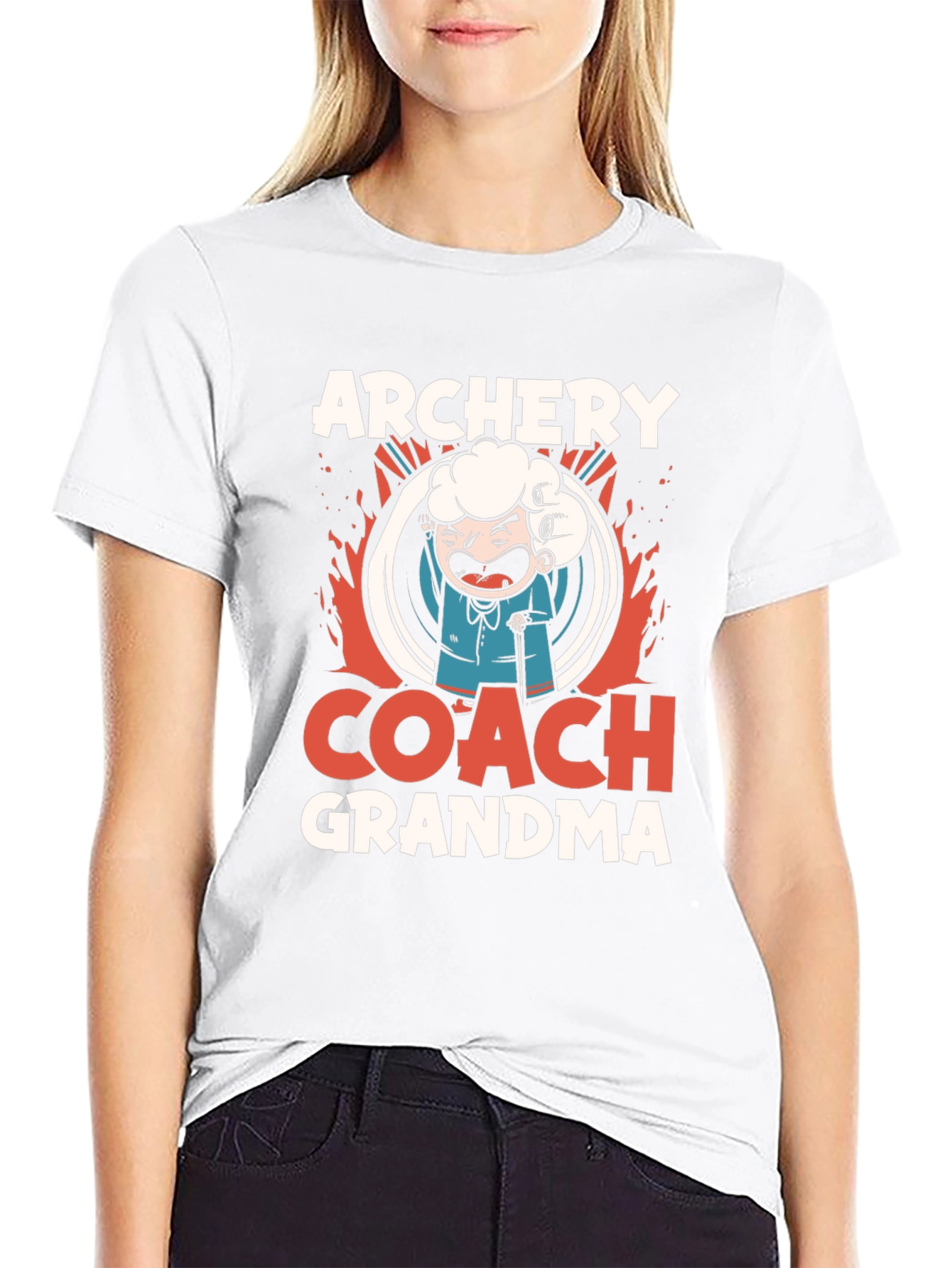 Archery Coach Grandma T-Shirt