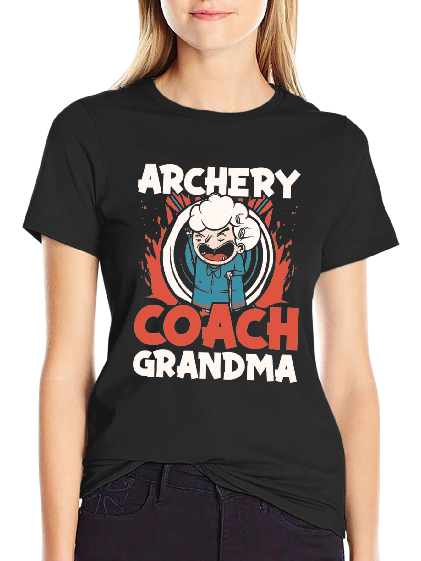 Archery Coach Grandma T-Shirt
