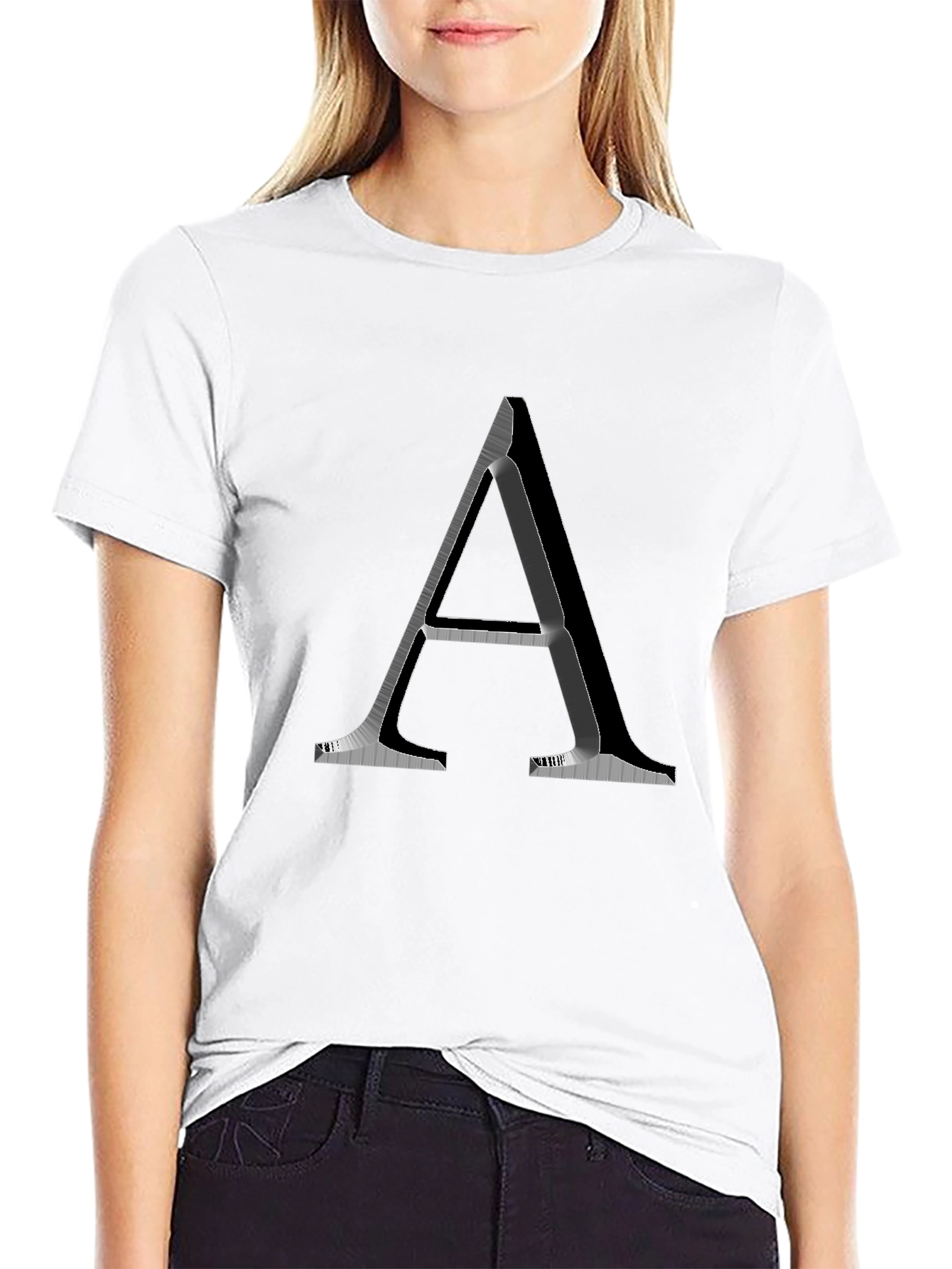 Letter A Graphic T-Shirt - Modern Design