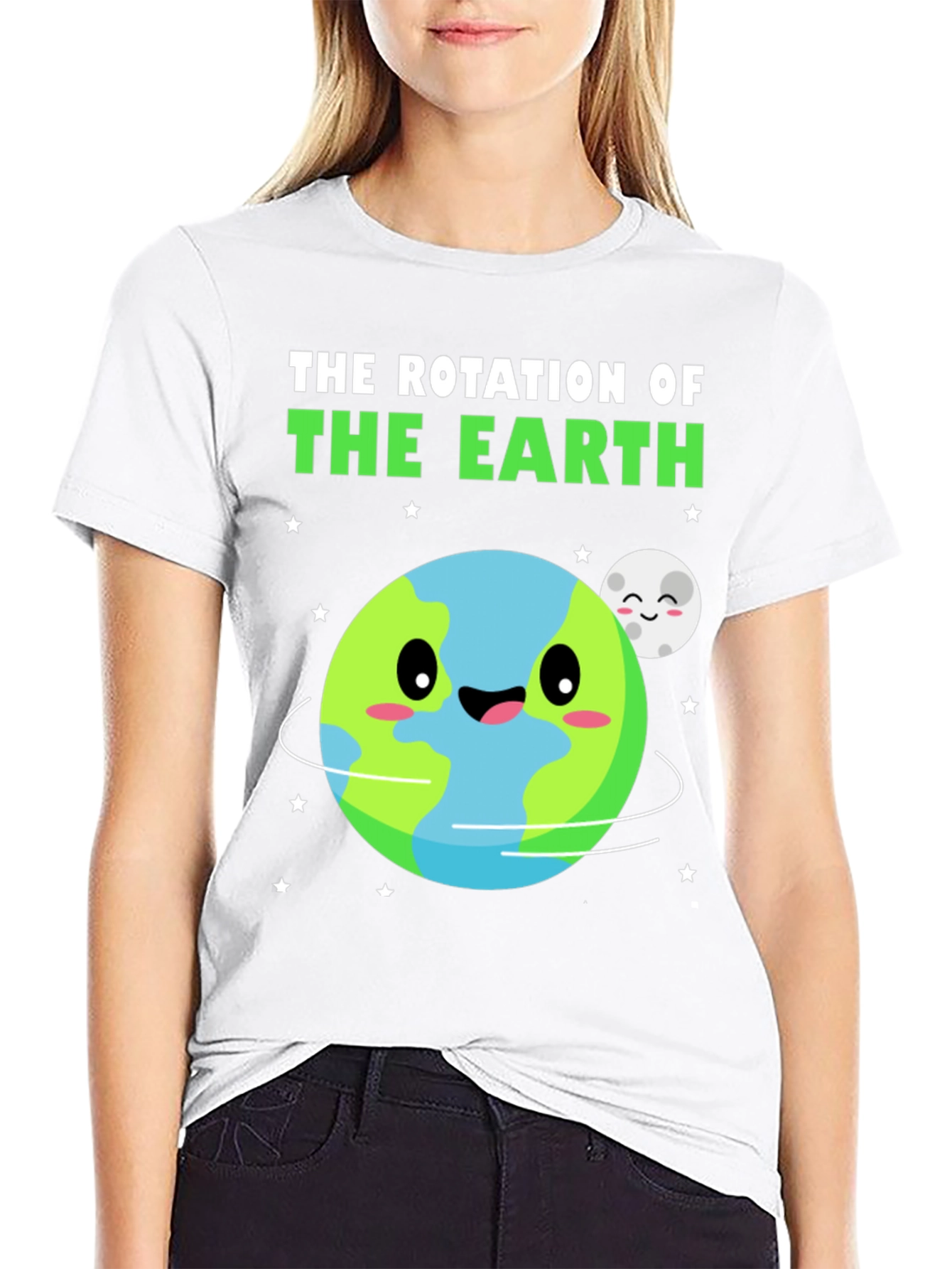 Earth Rotation Graphic T-Shirt