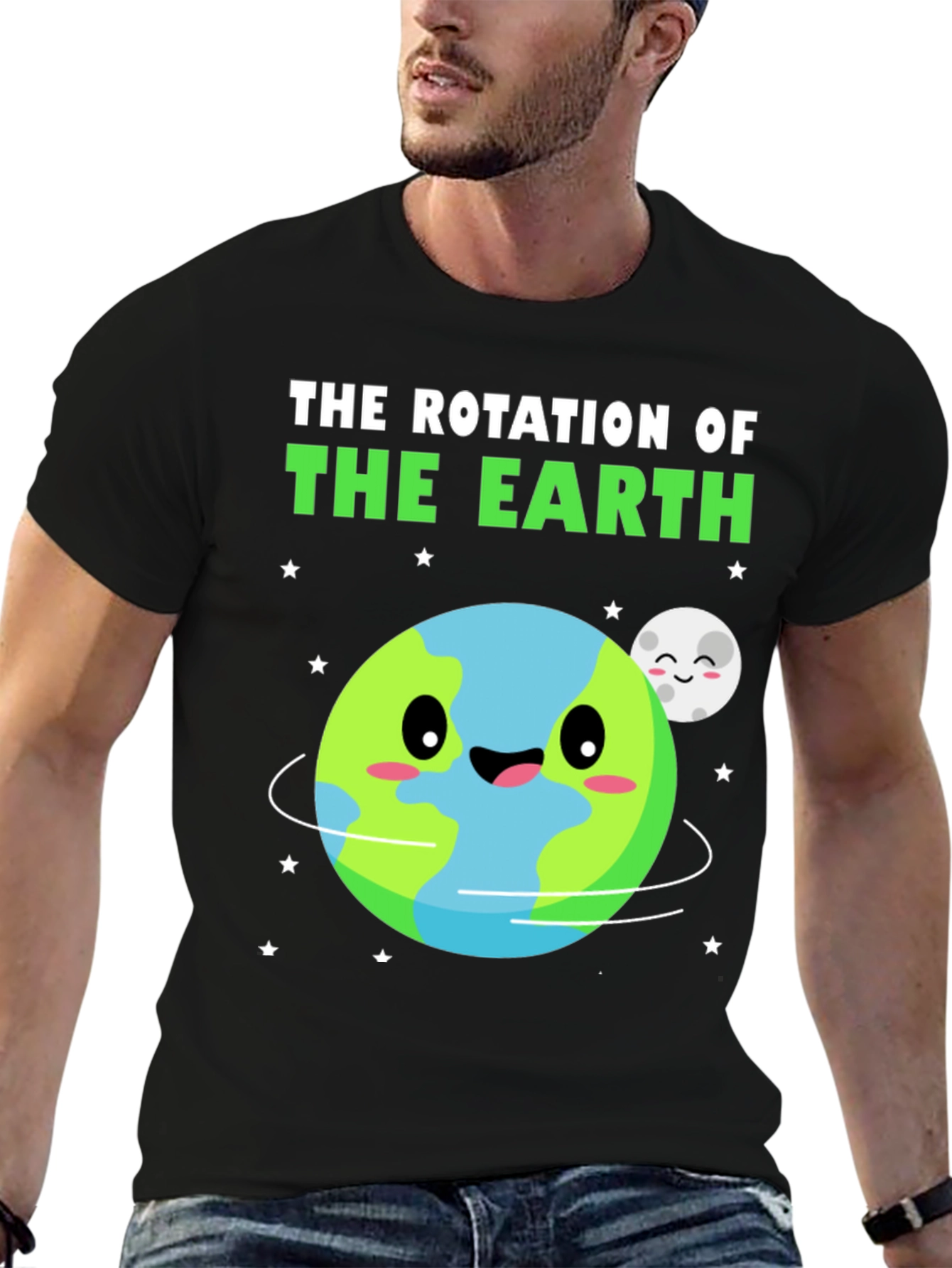 Earth Rotation Graphic T-Shirt